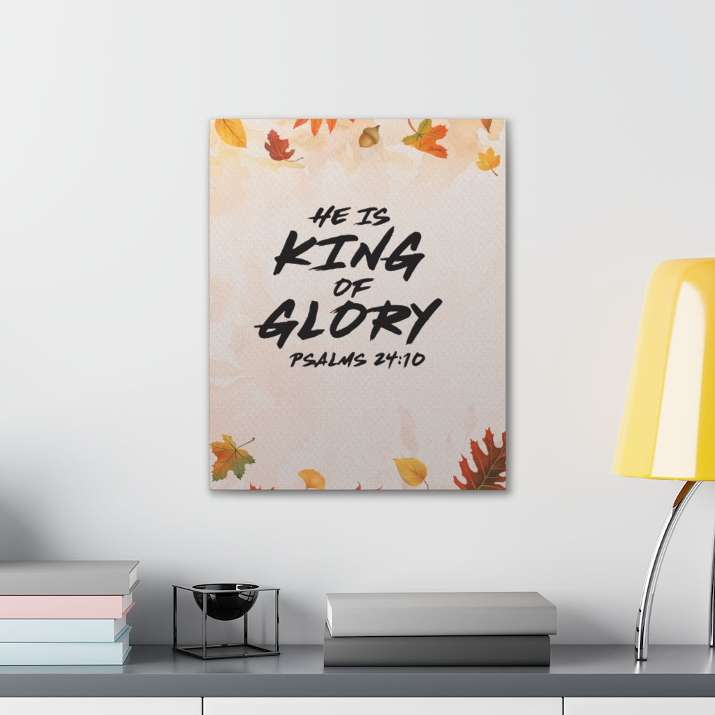 King Of Glory Psalm 24:10 Bible Verse Canvas Christian Wall Art Ready to Hang Unframed-Express Your Love Gifts