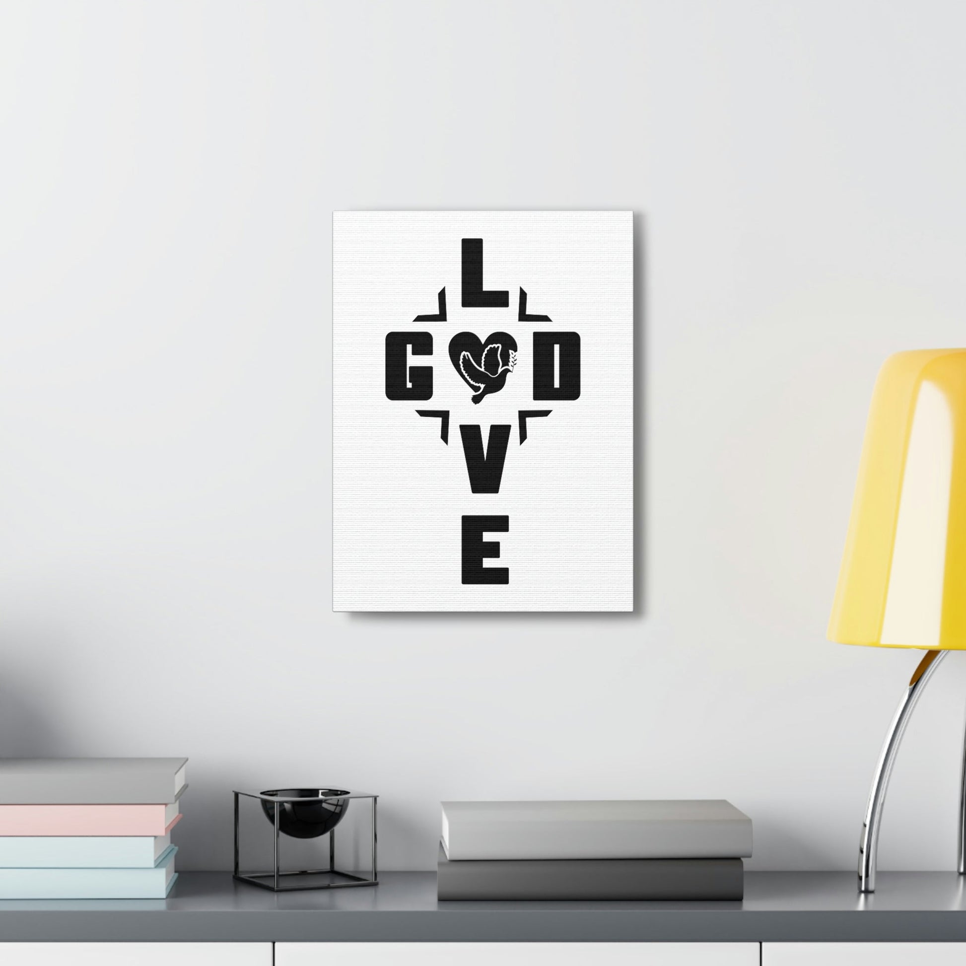 Love God Deuteronomy 6:5 Christian Wall Art Bible Verse Print Ready to Hang Unframed-Express Your Love Gifts