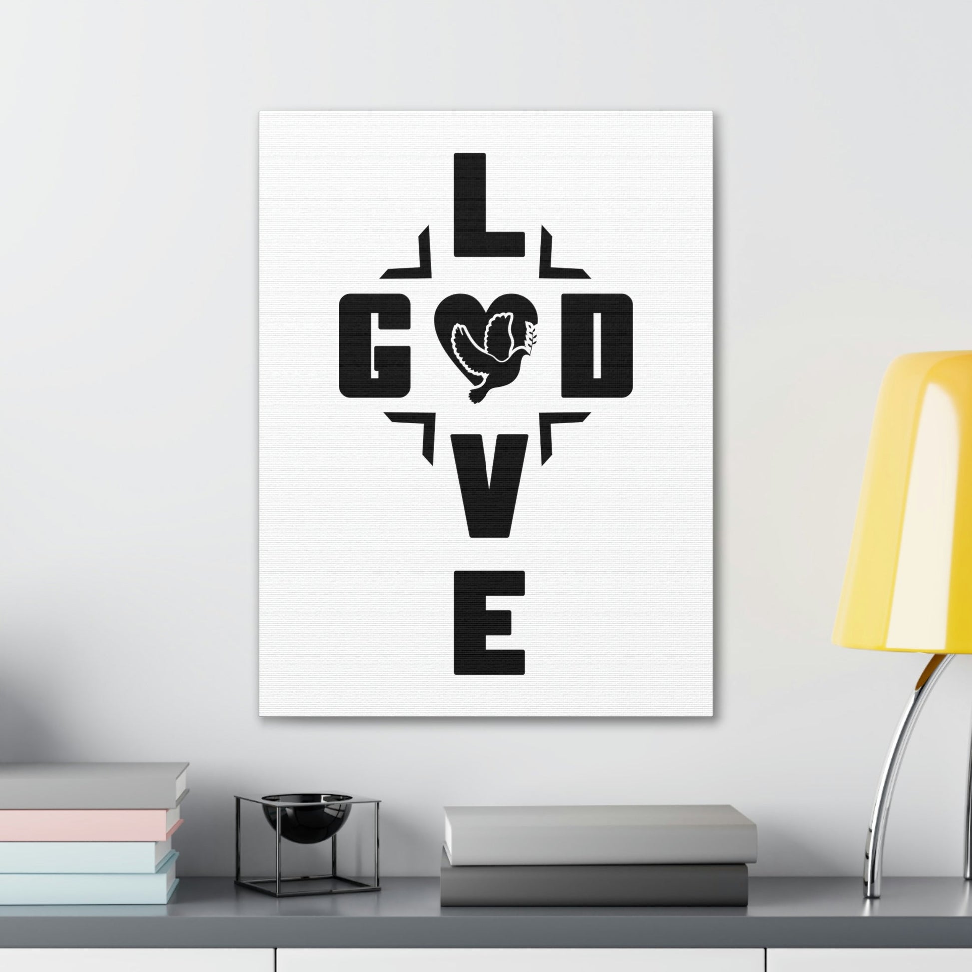 Love God Deuteronomy 6:5 Christian Wall Art Bible Verse Print Ready to Hang Unframed-Express Your Love Gifts