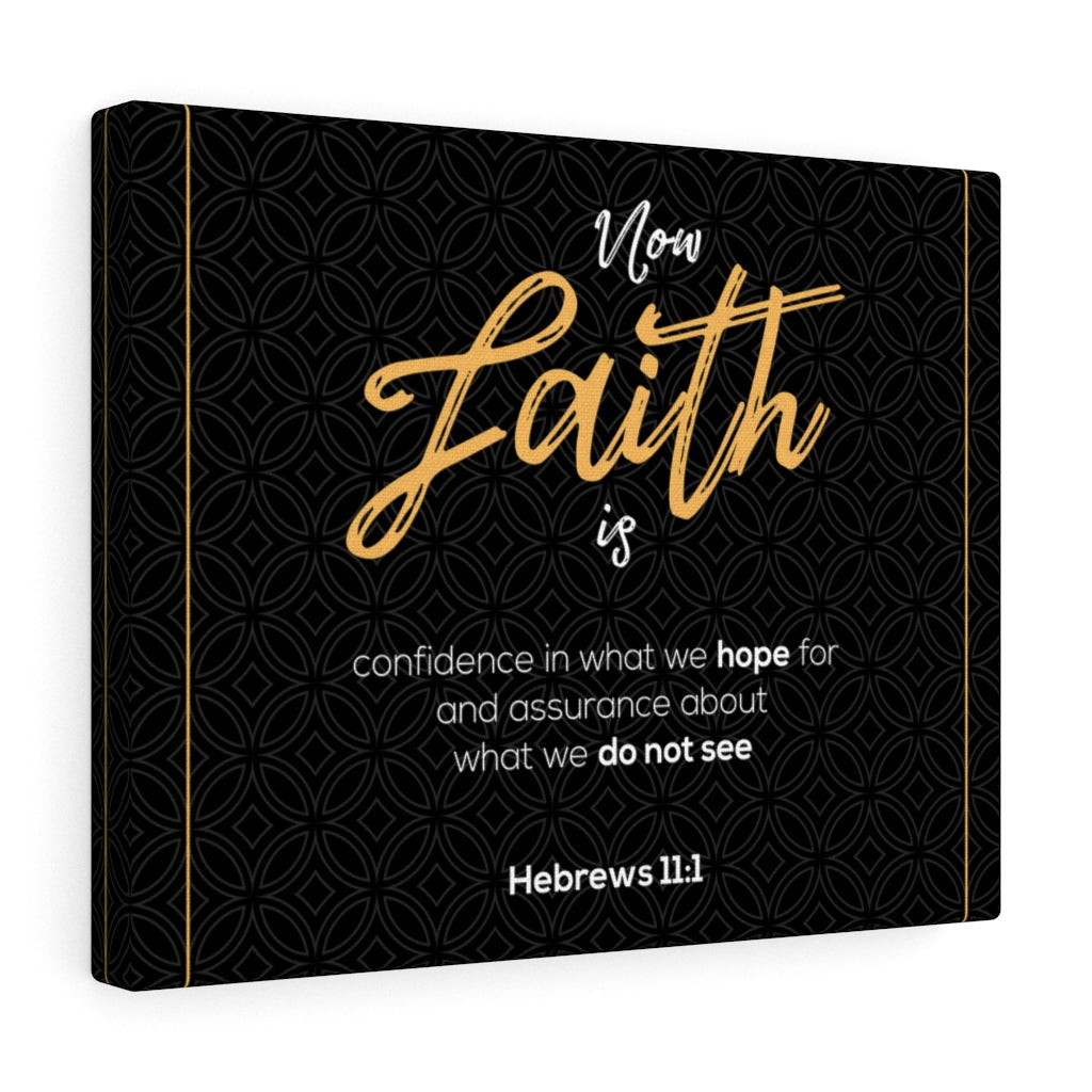 No Faith is Hebrews 11:1 Bible Verse Canvas Christian Wall Art Ready to Hang Unframed-Express Your Love Gifts