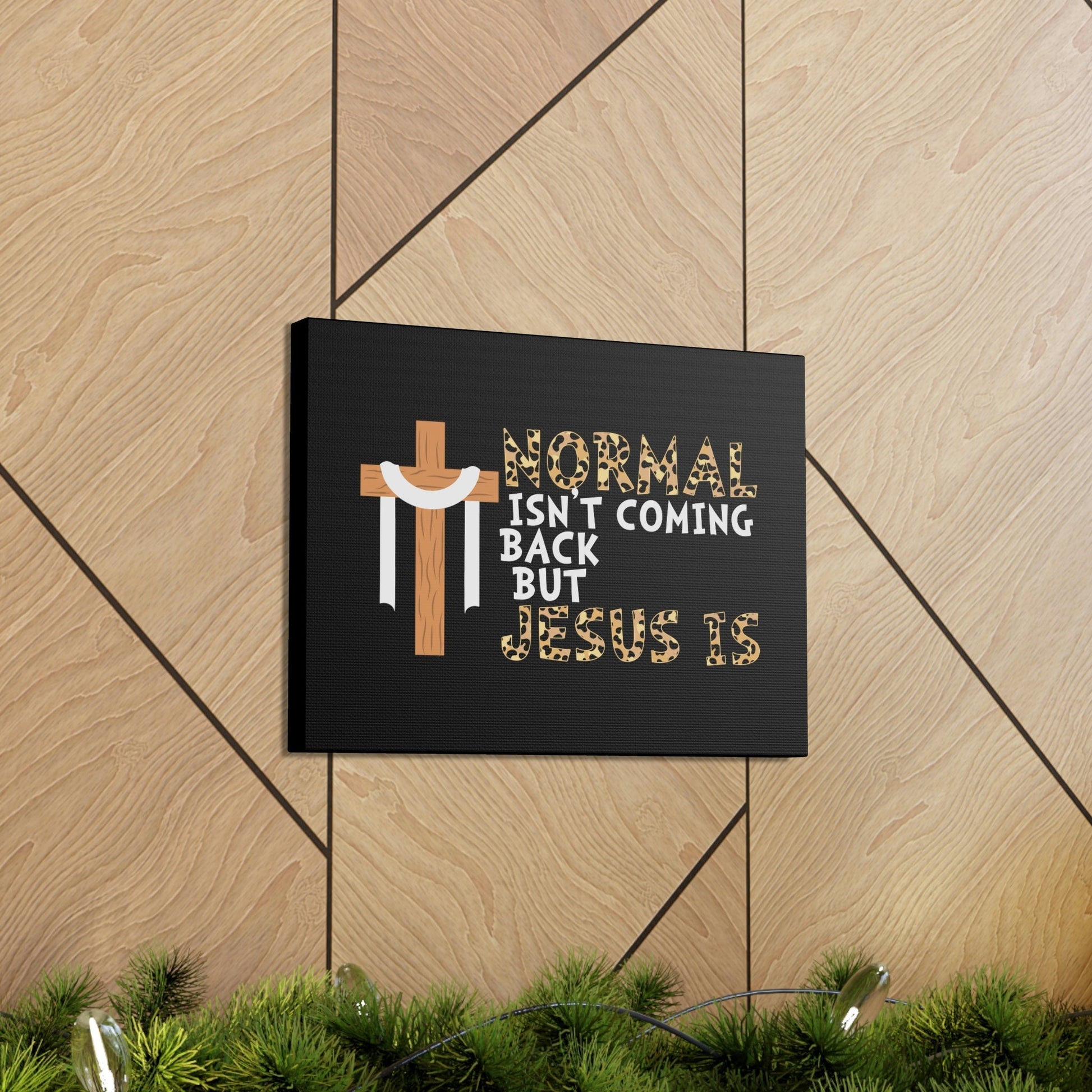 Normal Isn't Coming Back Matthew 24:44 Christian Wall Art Bible Verse Print Ready to Hang Unframed-Express Your Love Gifts