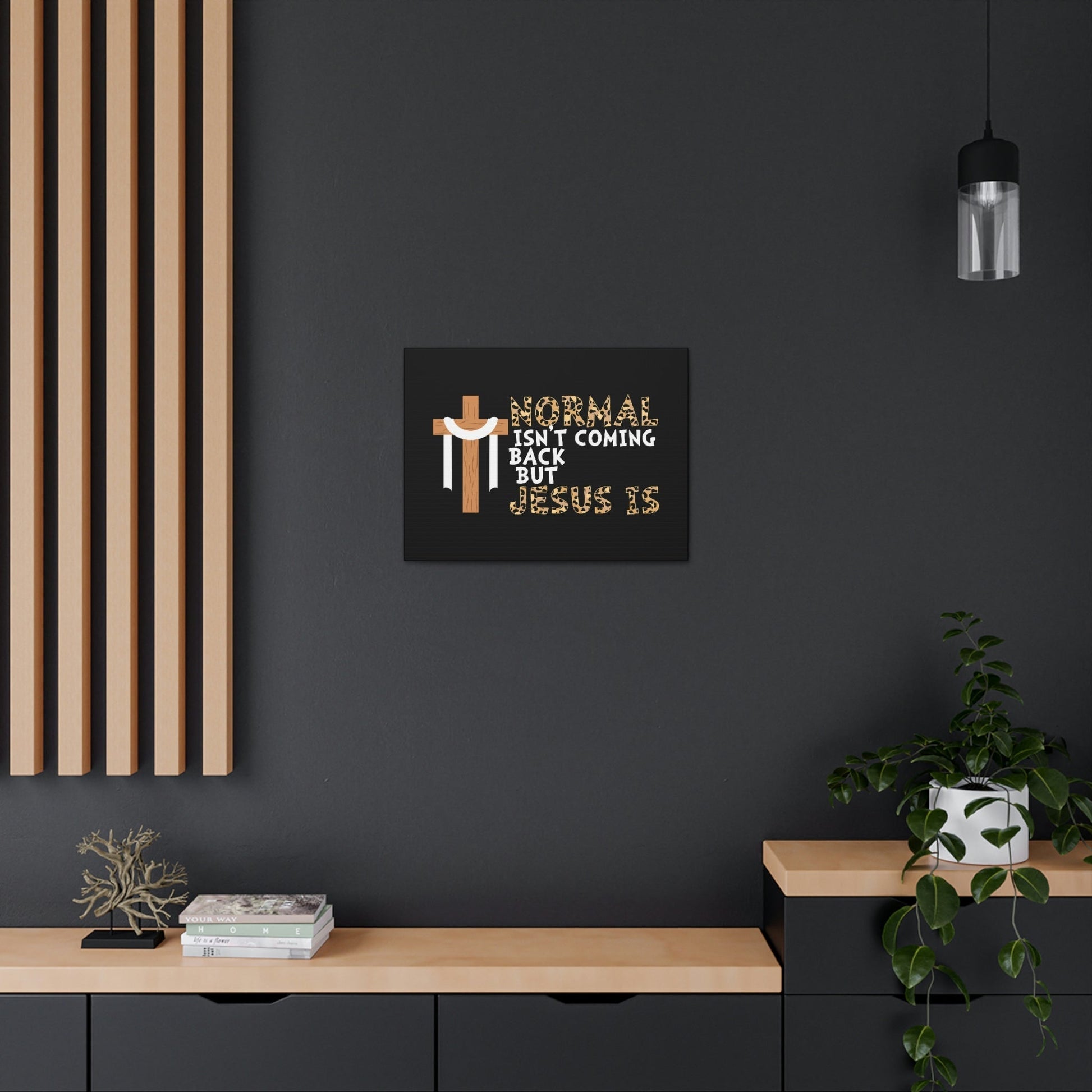 Normal Isn't Coming Back Matthew 24:44 Christian Wall Art Bible Verse Print Ready to Hang Unframed-Express Your Love Gifts