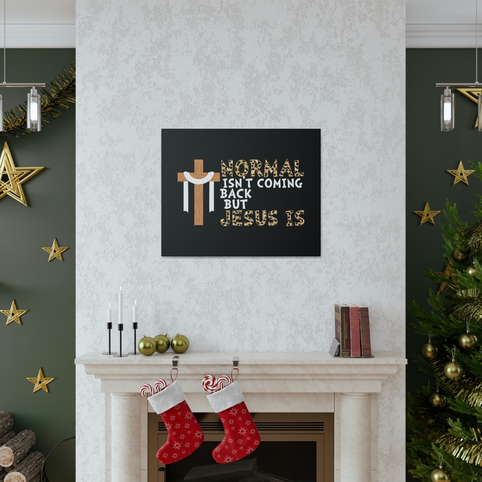 Normal Isn't Coming Back Matthew 24:44 Christian Wall Art Bible Verse Print Ready to Hang Unframed-Express Your Love Gifts