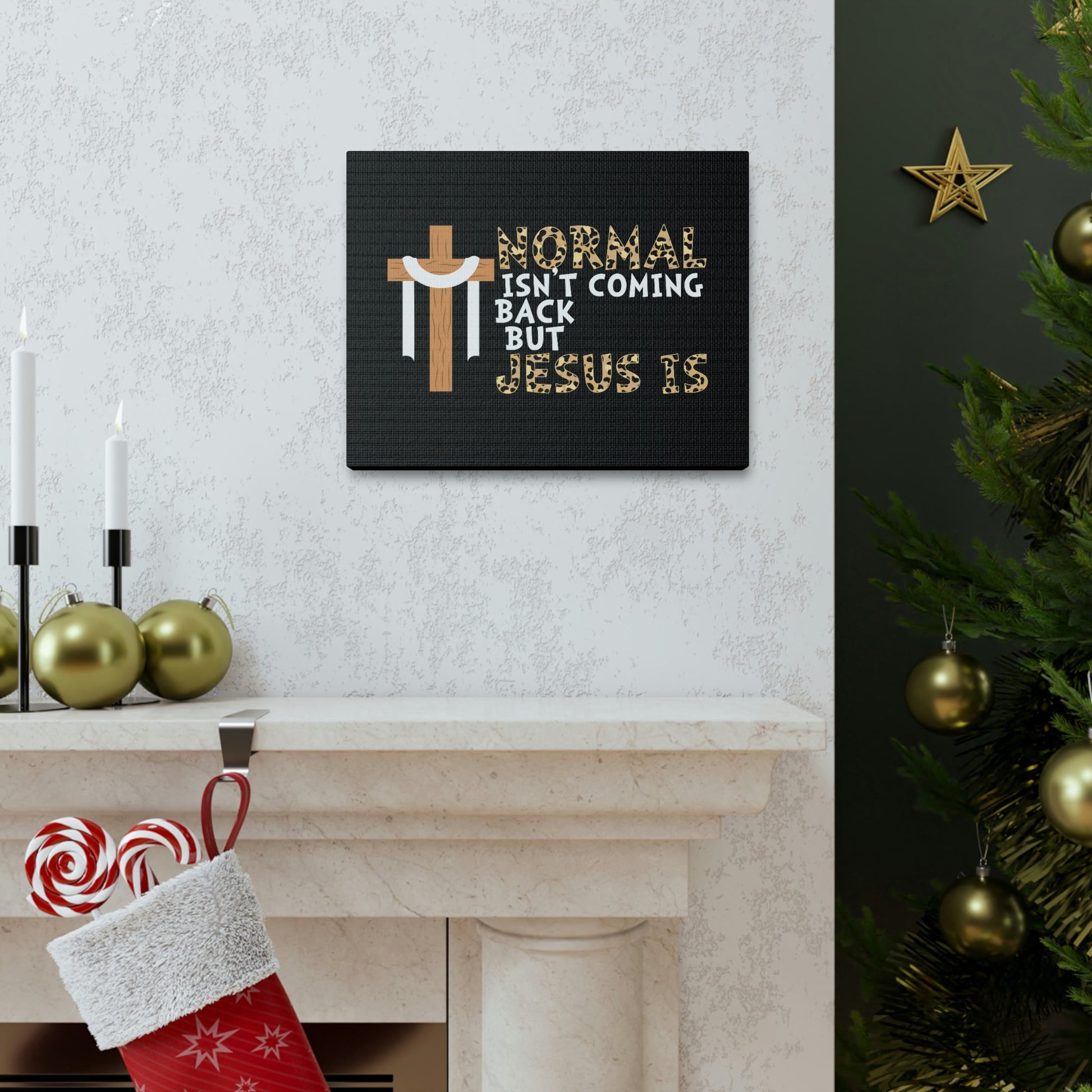 Normal Isn't Coming Back Matthew 24:44 Christian Wall Art Bible Verse Print Ready to Hang Unframed-Express Your Love Gifts