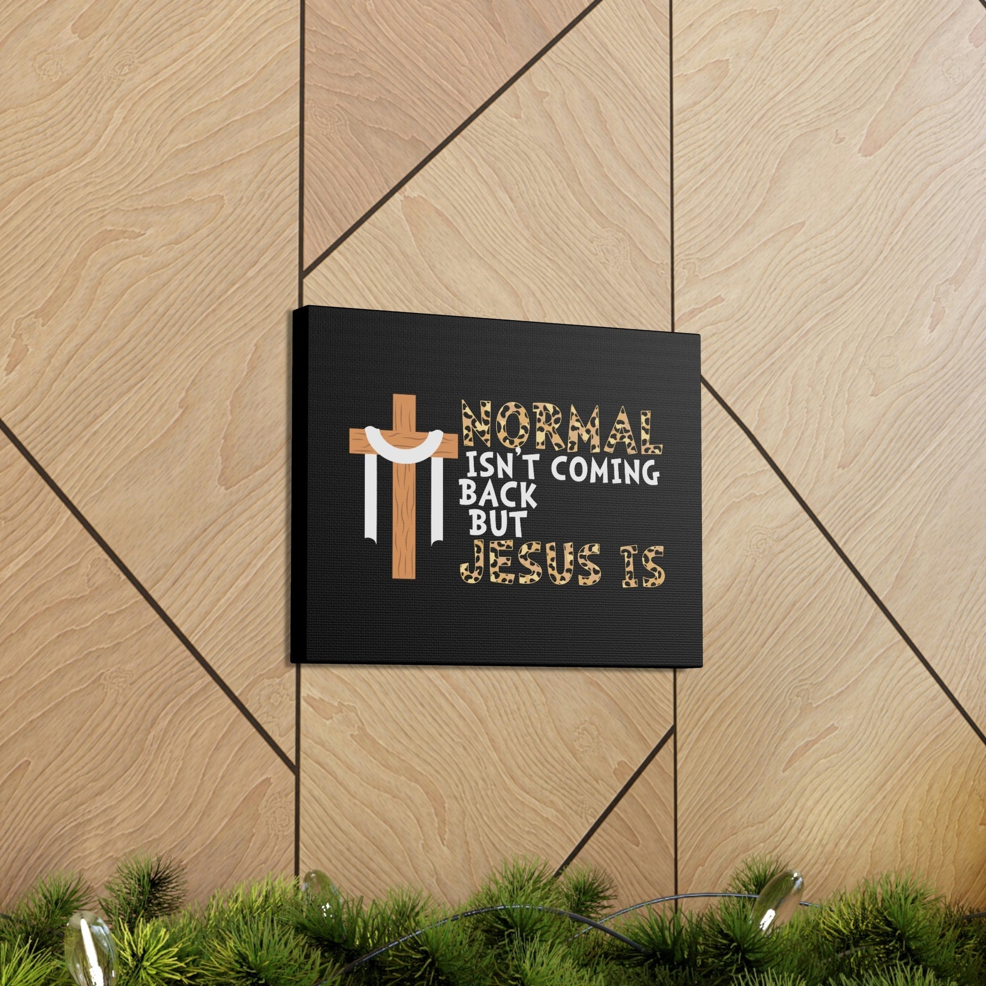 Normal Isn't Coming Back Matthew 24:44 Christian Wall Art Bible Verse Print Ready to Hang Unframed-Express Your Love Gifts
