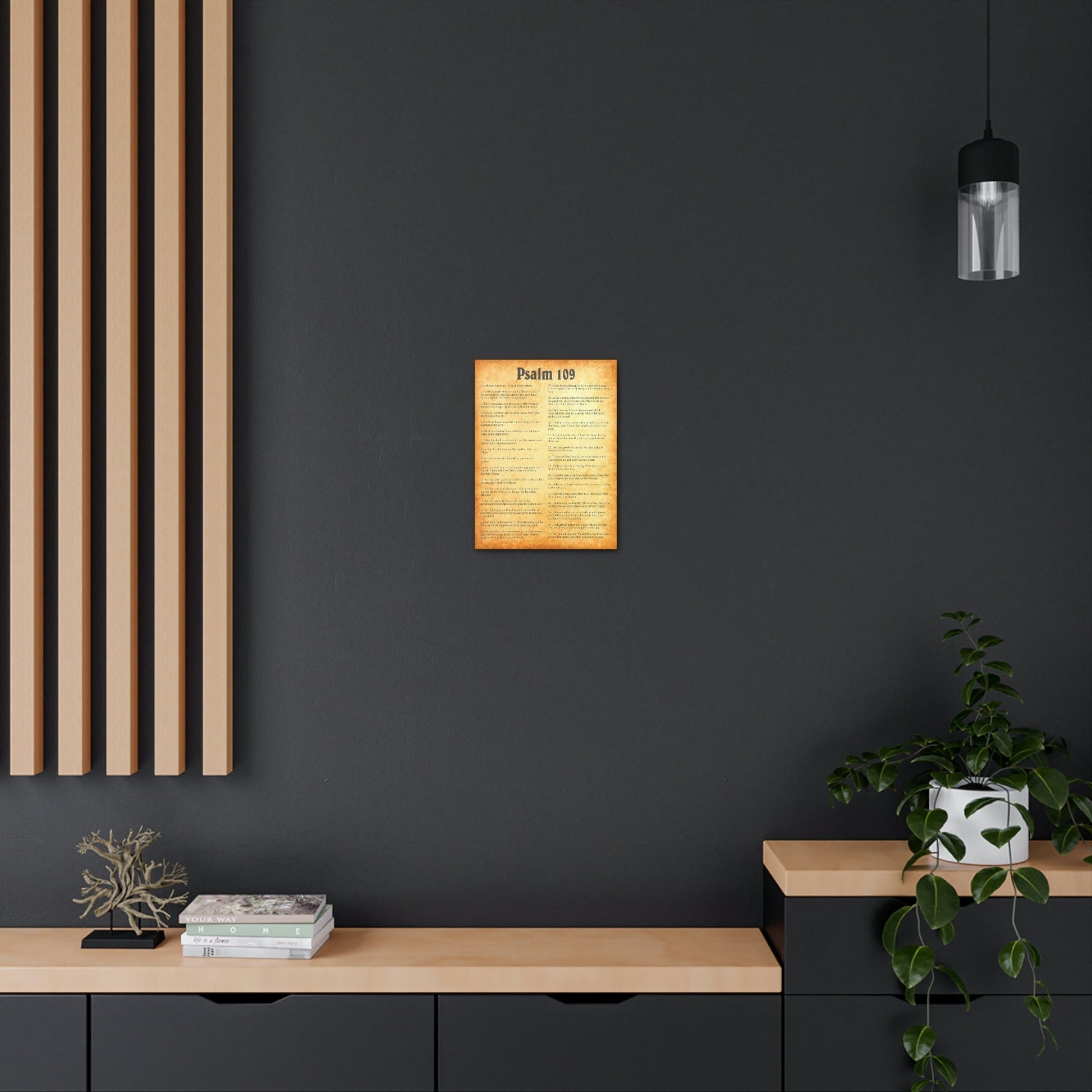 Scripture Walls Psalm 109 Chapter Gold Bible Canvas Christian Wall Art Ready to Hang Unframed-Express Your Love Gifts