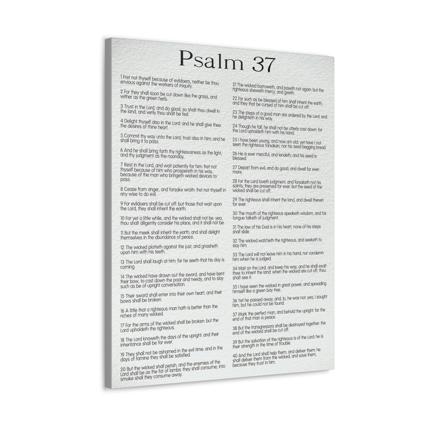 Scripture Walls Psalm 37 Delighting in His Righteousness Christian Wall Art Bible Verse Print Ready to Hang Unframed-Express Your Love Gifts