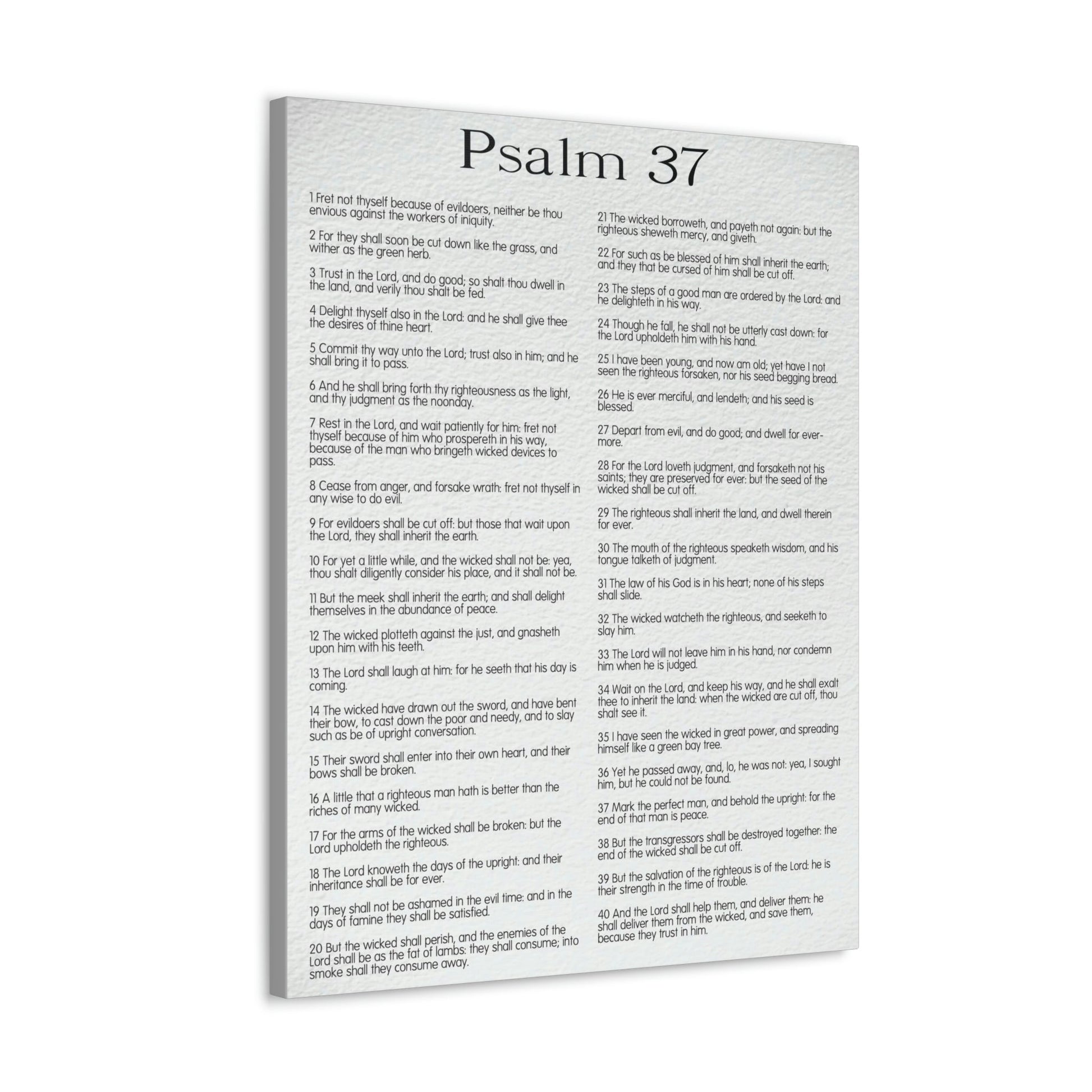 Scripture Walls Psalm 37 Delighting in His Righteousness Christian Wall Art Bible Verse Print Ready to Hang Unframed-Express Your Love Gifts