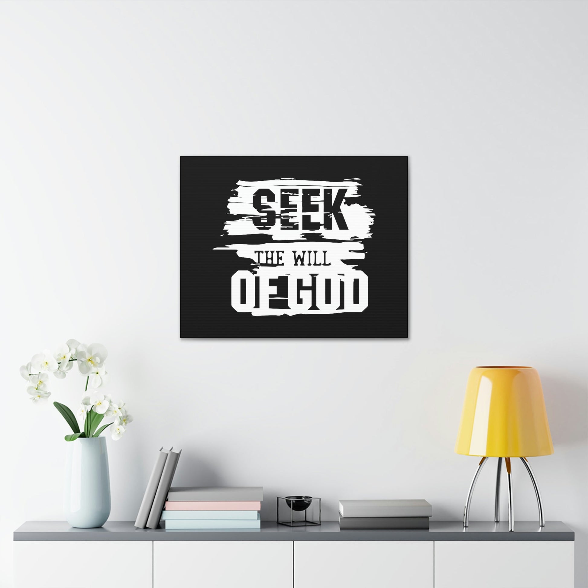 Seek The Will Of God Matthew 6:33 Christian Wall Art Bible Verse Print Ready to Hang Unframed-Express Your Love Gifts