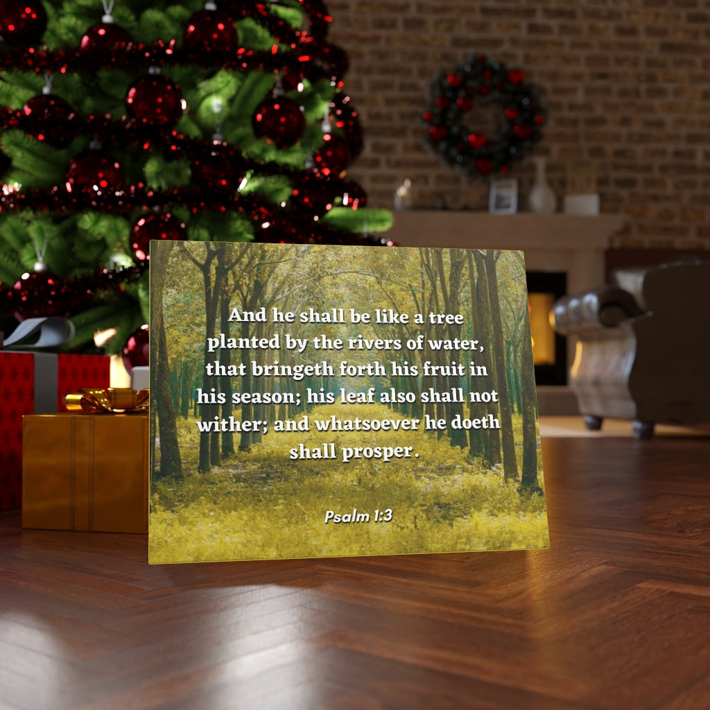 Shall Prosper Psalms 1:3 Bible Verse Canvas Christian Wall Art Ready to Hang Unframed-Express Your Love Gifts
