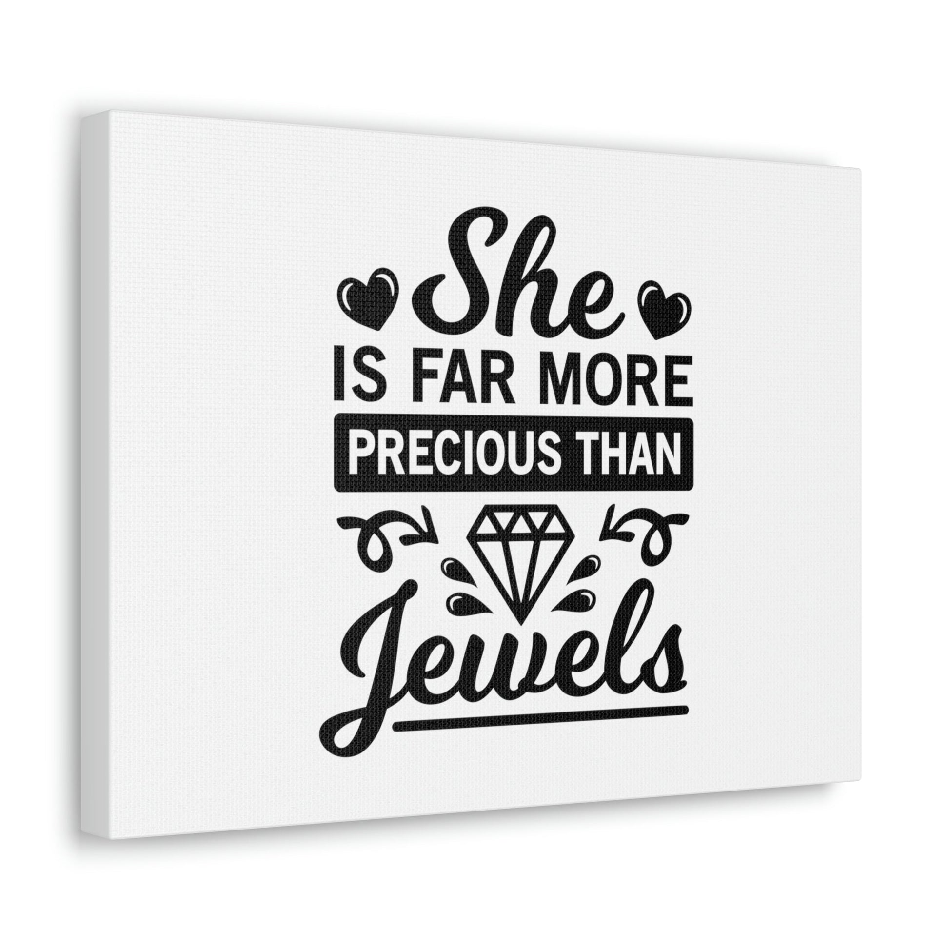 Scripture Walls She Is Far More Precious Than Jewels Proverbs 31:10 Christian Wall Art Bible Verse Print Ready to Hang Unframed-Express Your Love Gifts