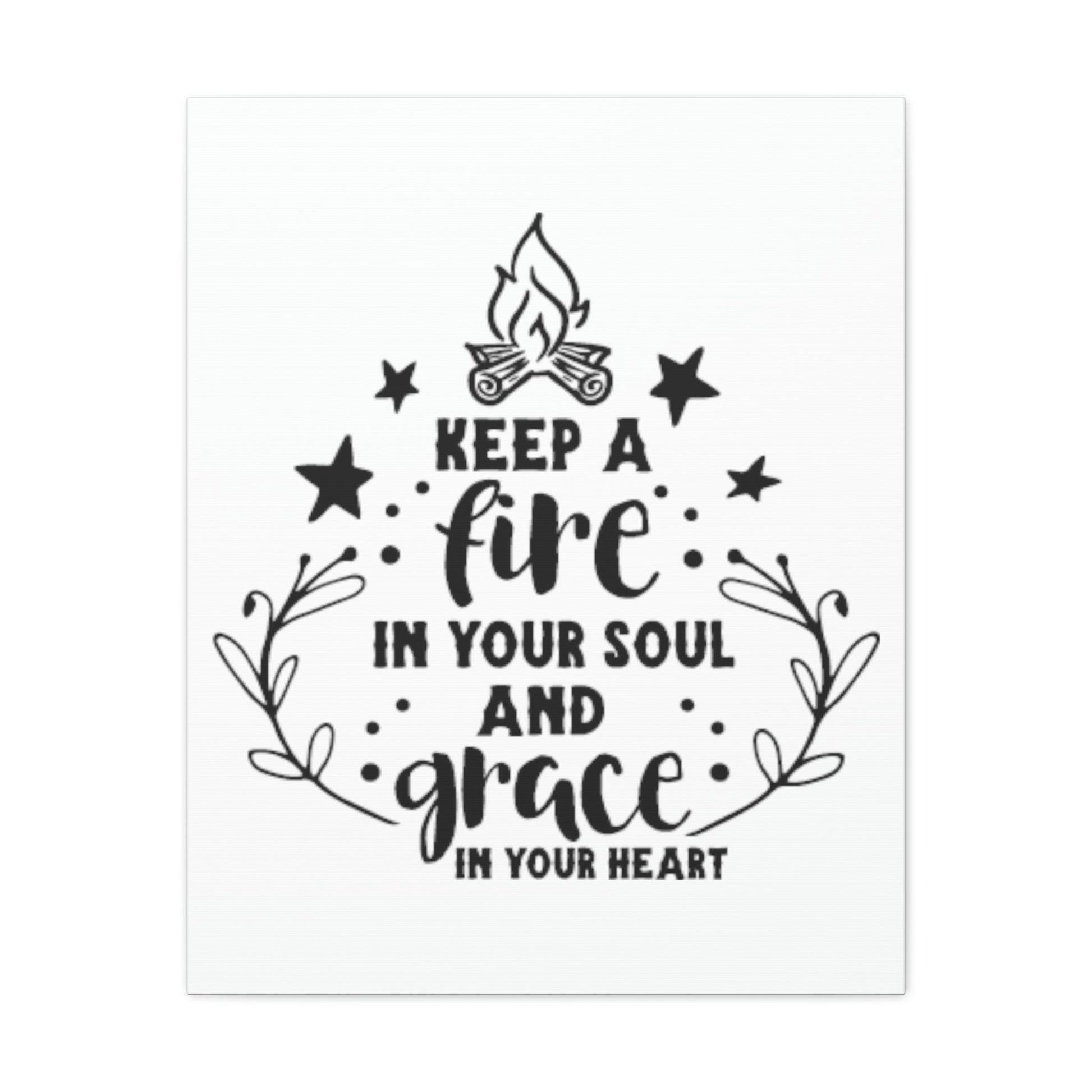 Soul And Grace 2 Corinthians 4:15 Christian Wall Art Print Ready to Hang Unframed-Express Your Love Gifts