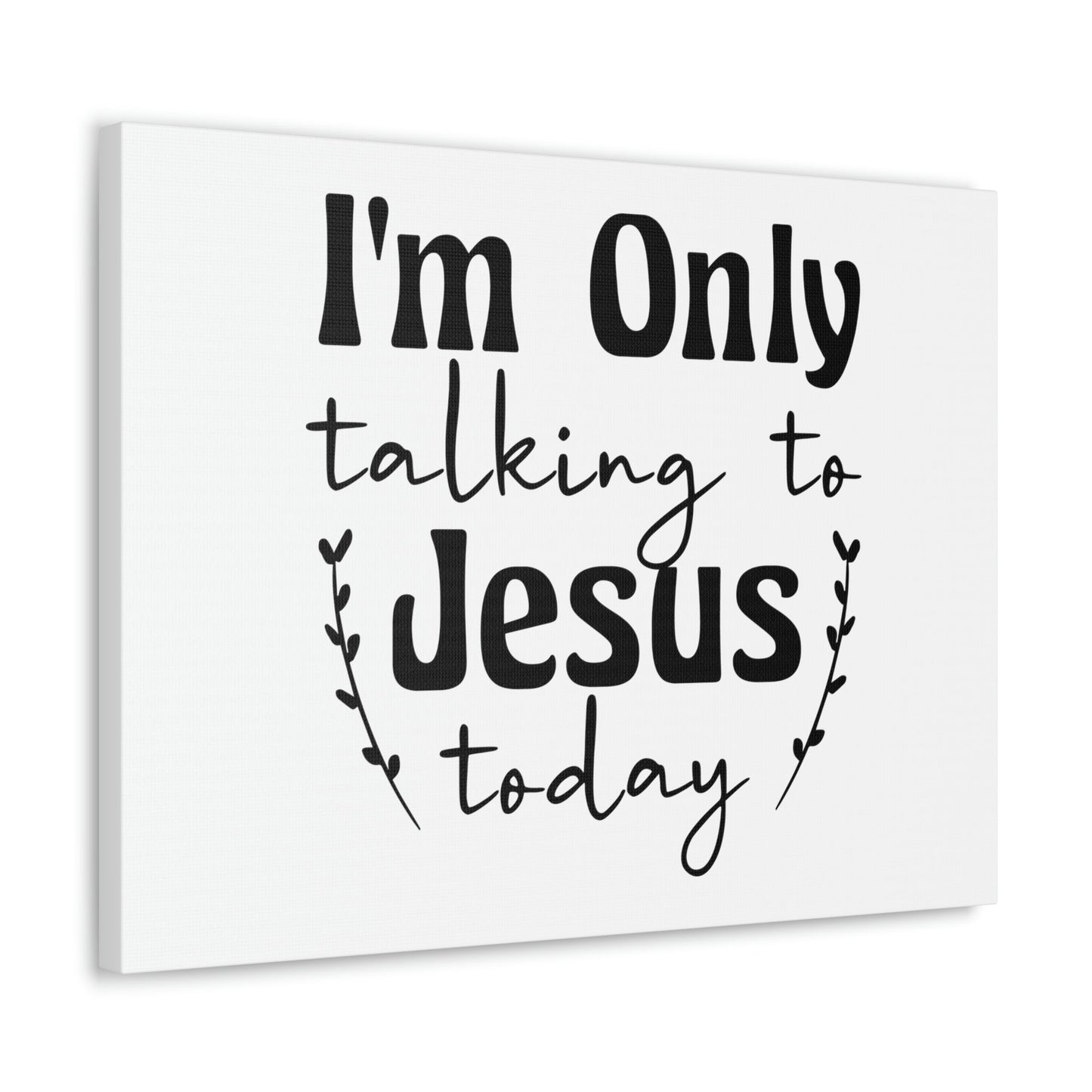 Talking To Jesus Today Jeremiah 29:12 Christian Wall Art Bible Verse Print Ready to Hang Unframed-Express Your Love Gifts
