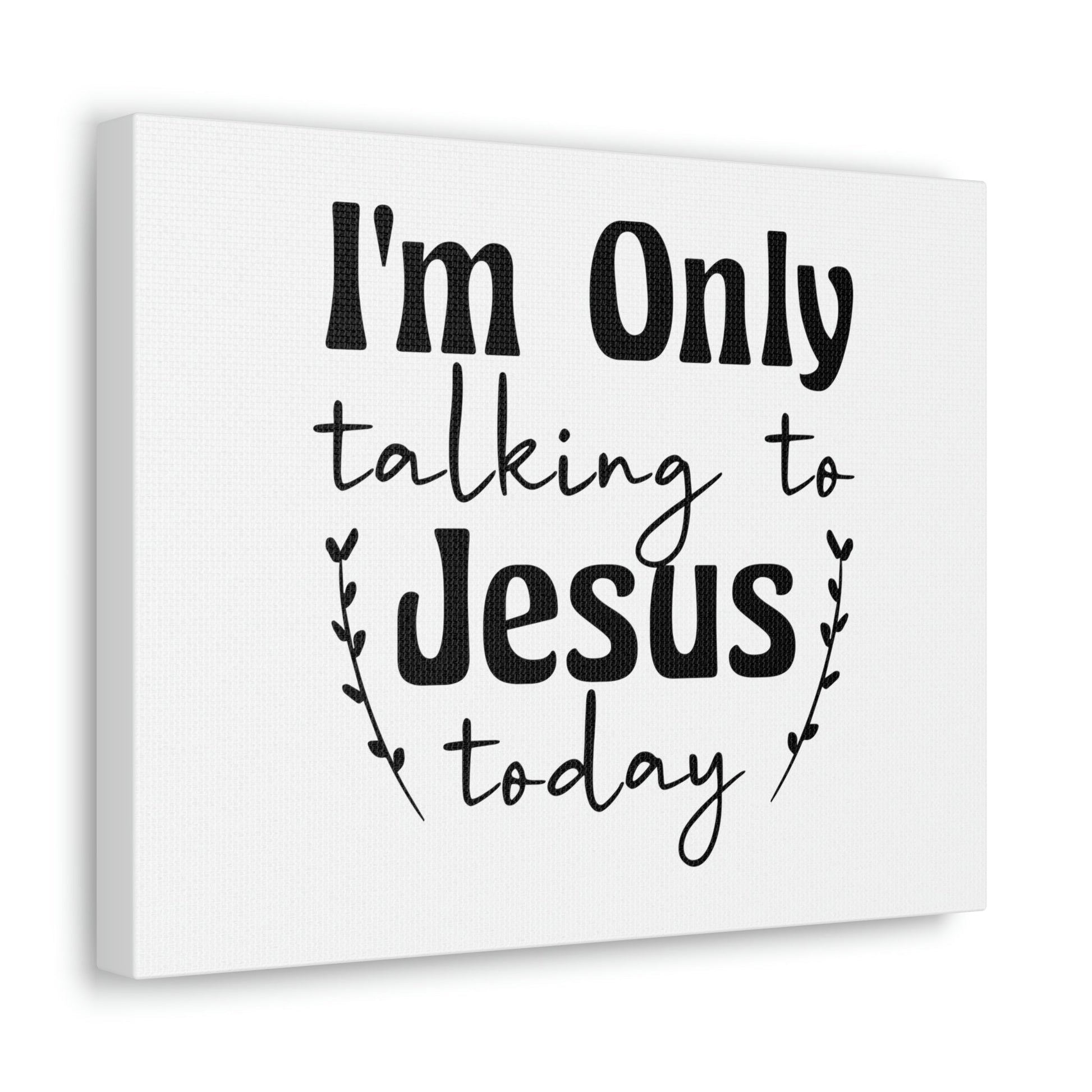 Talking To Jesus Today Jeremiah 29:12 Christian Wall Art Bible Verse Print Ready to Hang Unframed-Express Your Love Gifts