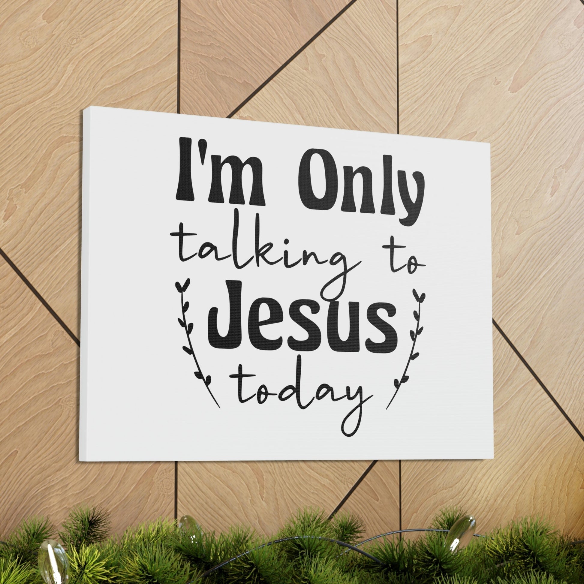 Talking To Jesus Today Jeremiah 29:12 Christian Wall Art Bible Verse Print Ready to Hang Unframed-Express Your Love Gifts