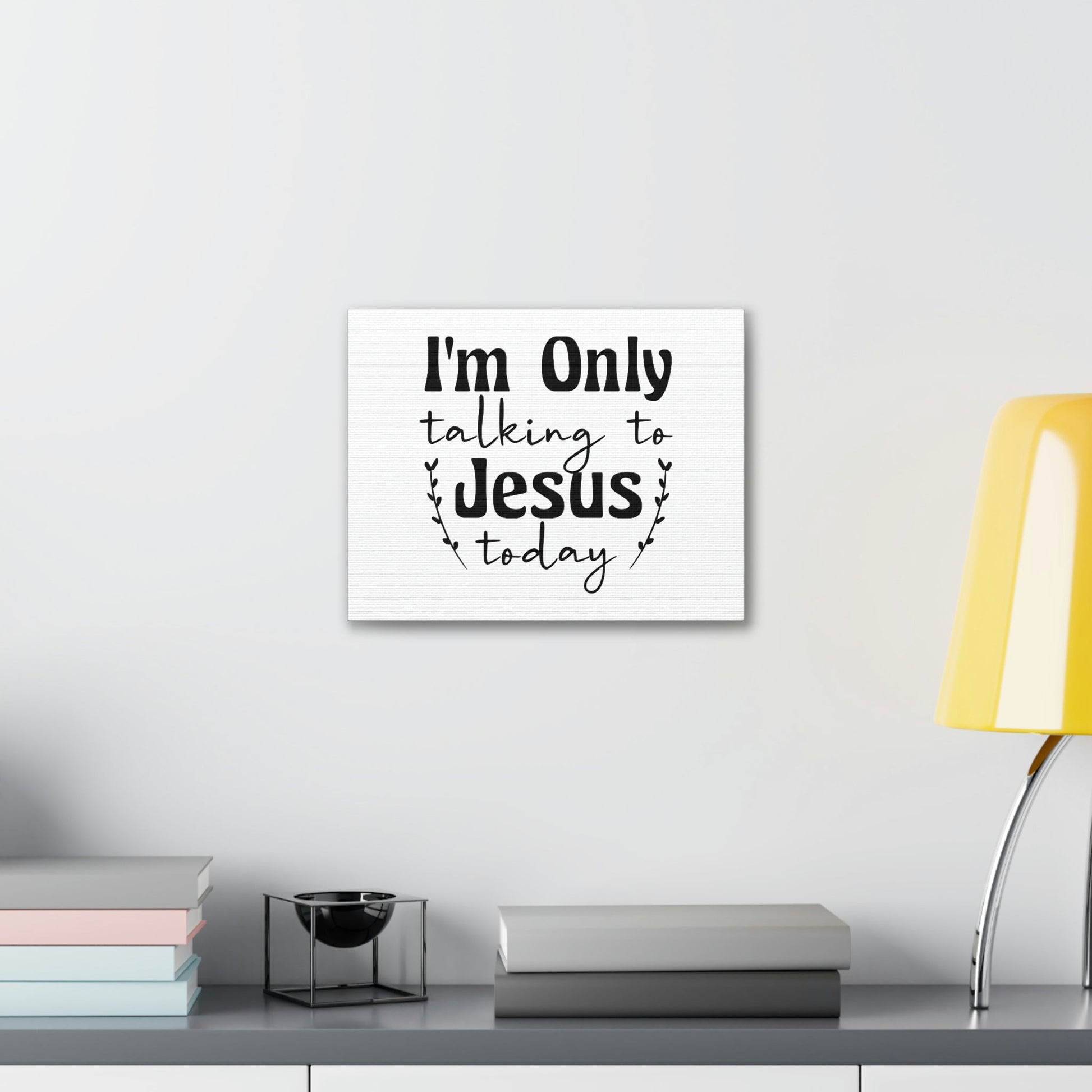 Talking To Jesus Today Jeremiah 29:12 Christian Wall Art Bible Verse Print Ready to Hang Unframed-Express Your Love Gifts