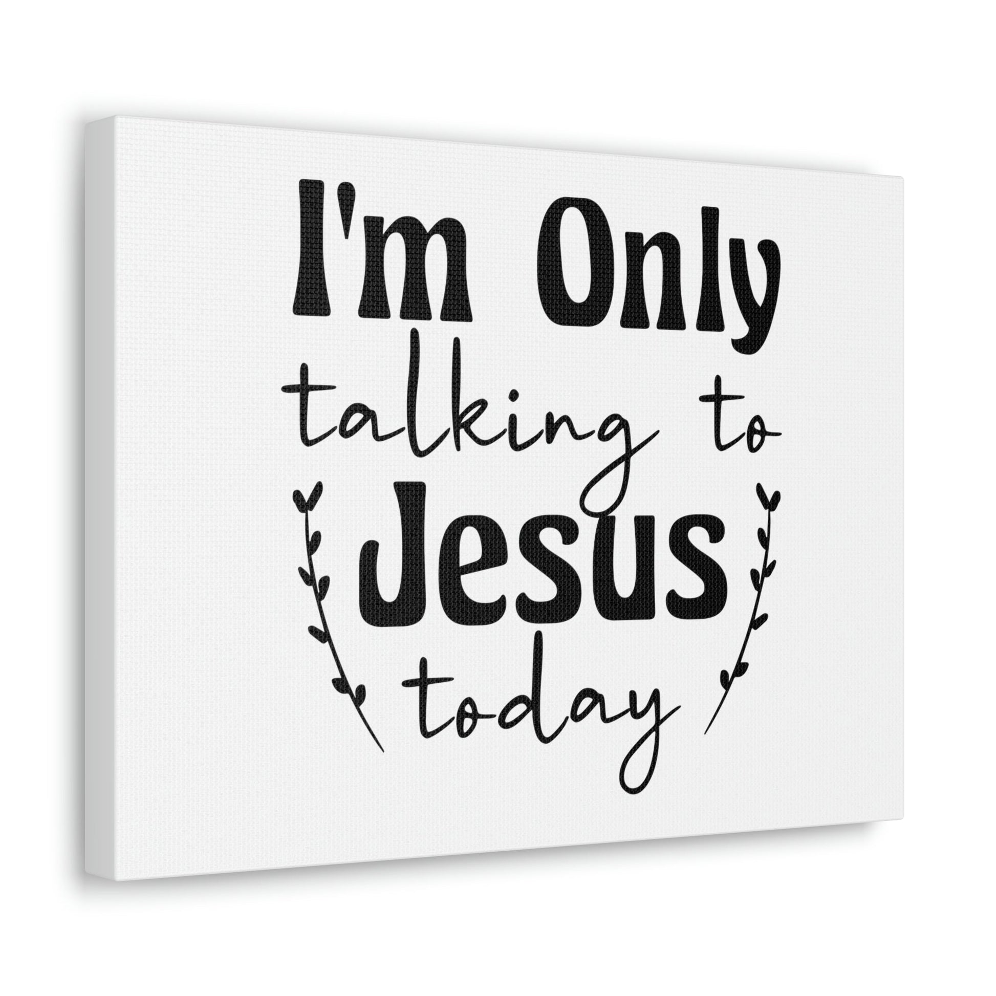 Talking To Jesus Today Jeremiah 29:12 Christian Wall Art Bible Verse Print Ready to Hang Unframed-Express Your Love Gifts