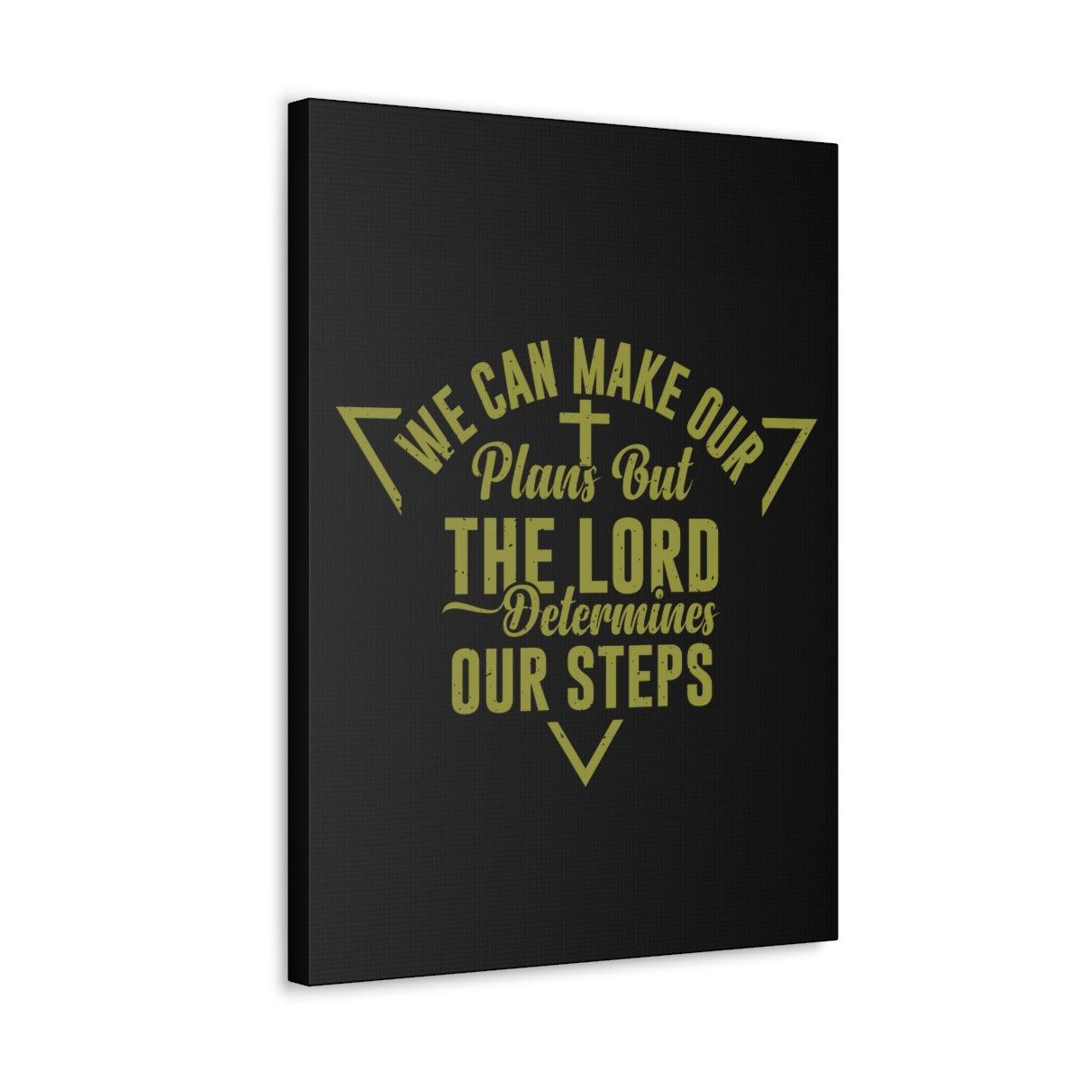 The Lord Determines Psalm 119:105 Christian Wall Art Bible Verse Print Ready to Hang Unframed-Express Your Love Gifts