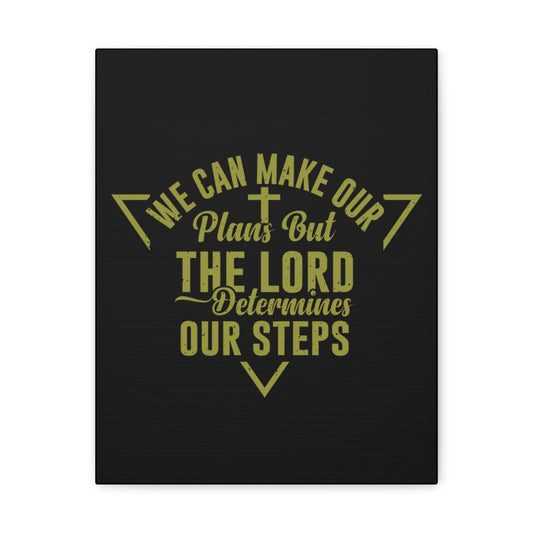 The Lord Determines Psalm 119:105 Christian Wall Art Bible Verse Print Ready to Hang Unframed-Express Your Love Gifts