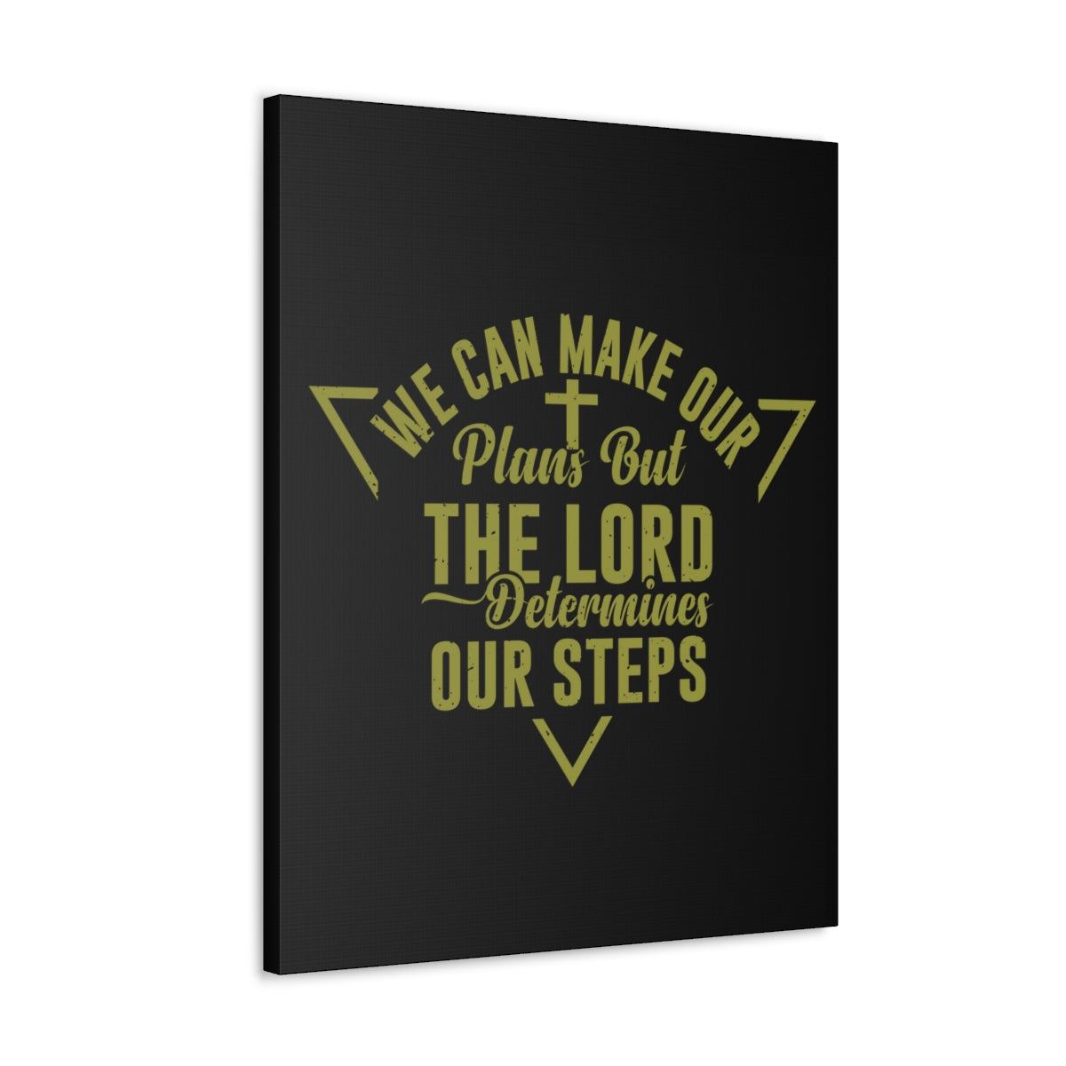 The Lord Determines Psalm 119:105 Christian Wall Art Bible Verse Print Ready to Hang Unframed-Express Your Love Gifts