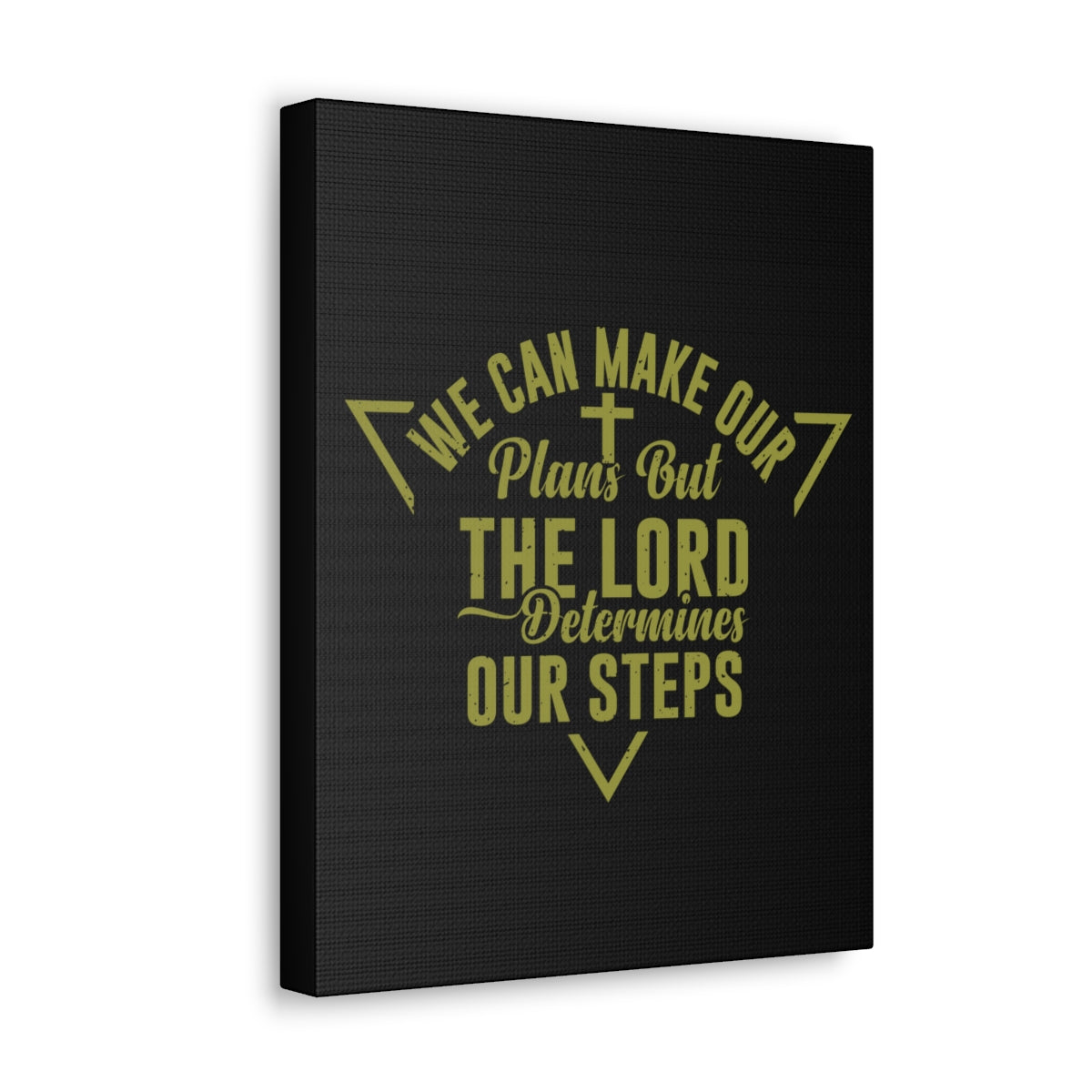 The Lord Determines Psalm 119:105 Christian Wall Art Bible Verse Print Ready to Hang Unframed-Express Your Love Gifts