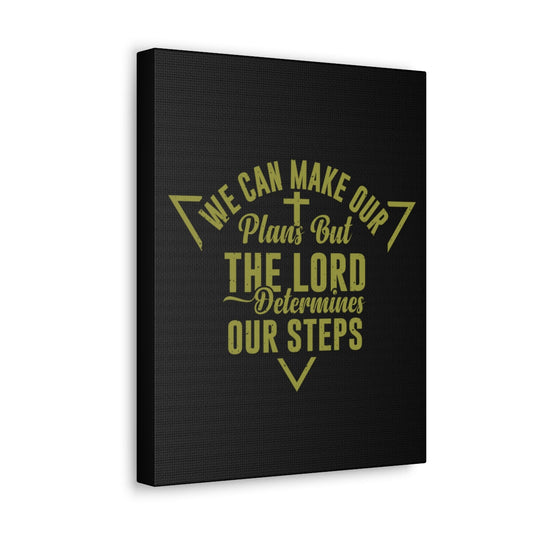 The Lord Determines Psalm 119:105 Christian Wall Art Bible Verse Print Ready to Hang Unframed-Express Your Love Gifts