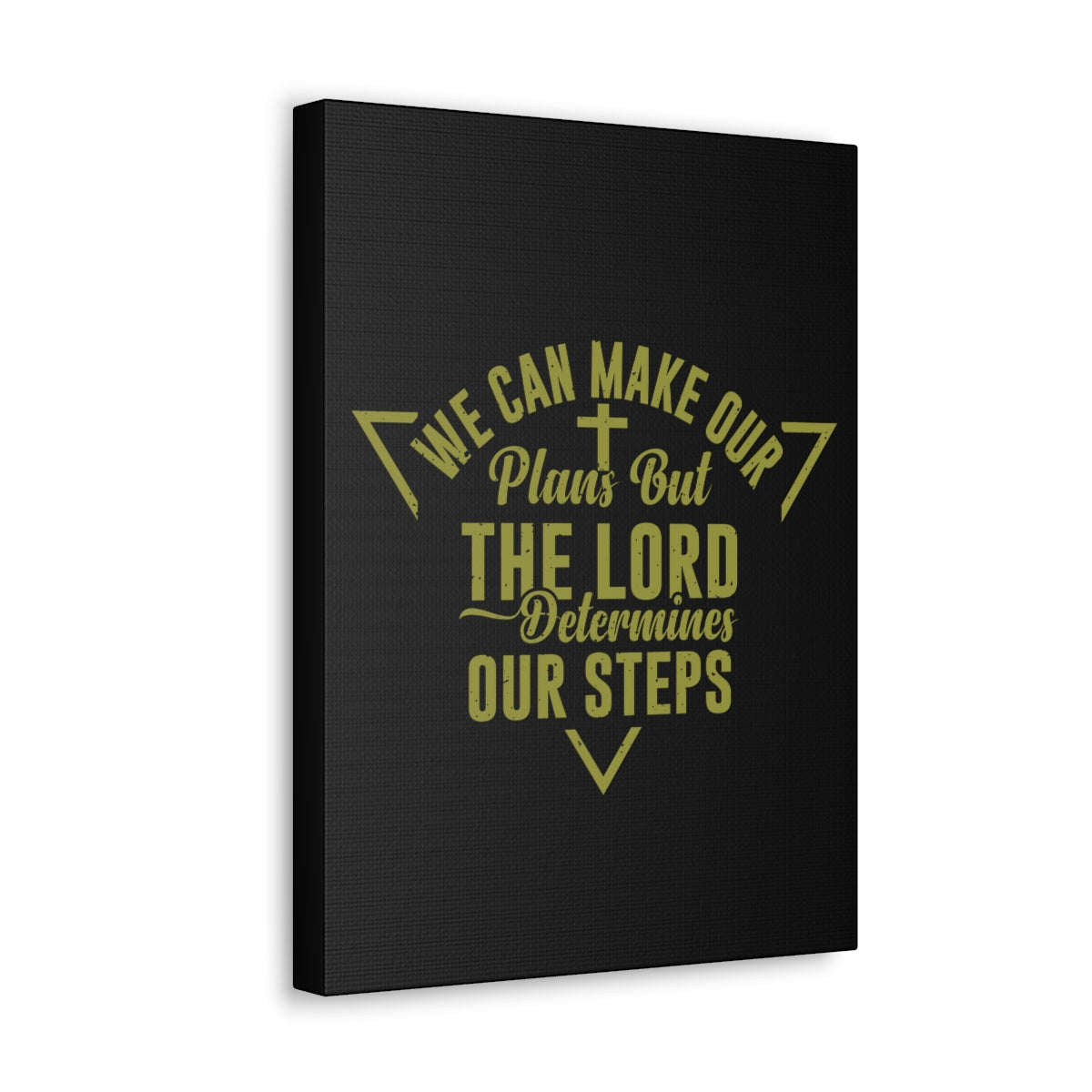 The Lord Determines Psalm 119:105 Christian Wall Art Bible Verse Print Ready to Hang Unframed-Express Your Love Gifts