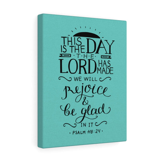 The Lord Has Made Psalm 118:24 Bible Verse Canvas Christian Wall Art Ready to Hang Unframed-Express Your Love Gifts