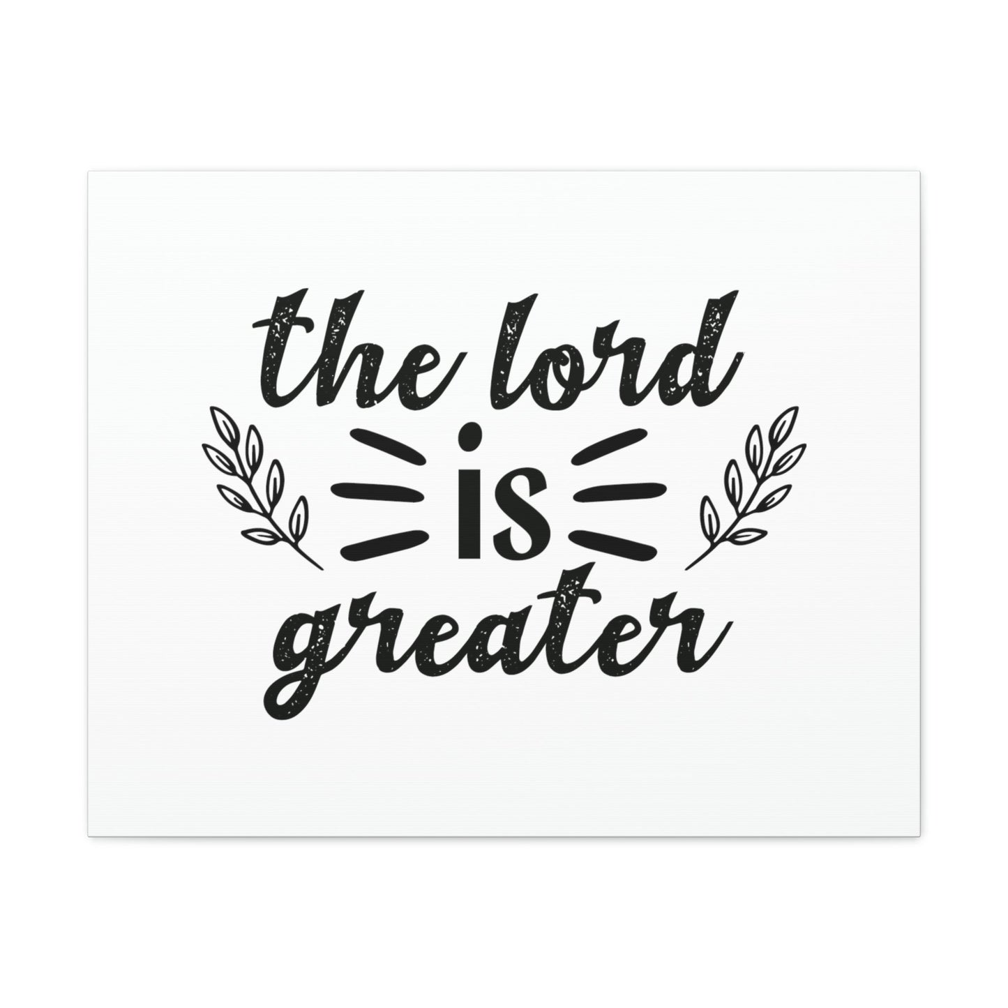 The Lord Is Greater 1 John 1:5 Christian Wall Art Bible Verse Print Ready to Hang Unframed-Express Your Love Gifts