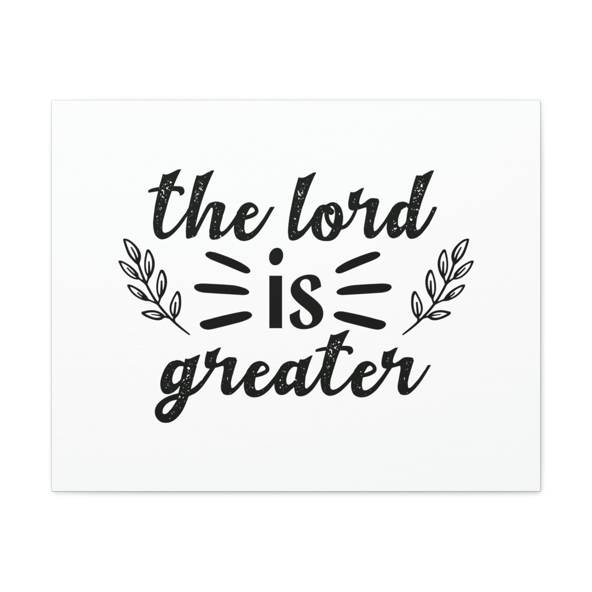 The Lord Is Greater 1 John 1:5 Christian Wall Art Bible Verse Print Ready to Hang Unframed-Express Your Love Gifts