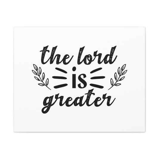 The Lord Is Greater 1 John 1:5 Christian Wall Art Bible Verse Print Ready to Hang Unframed-Express Your Love Gifts