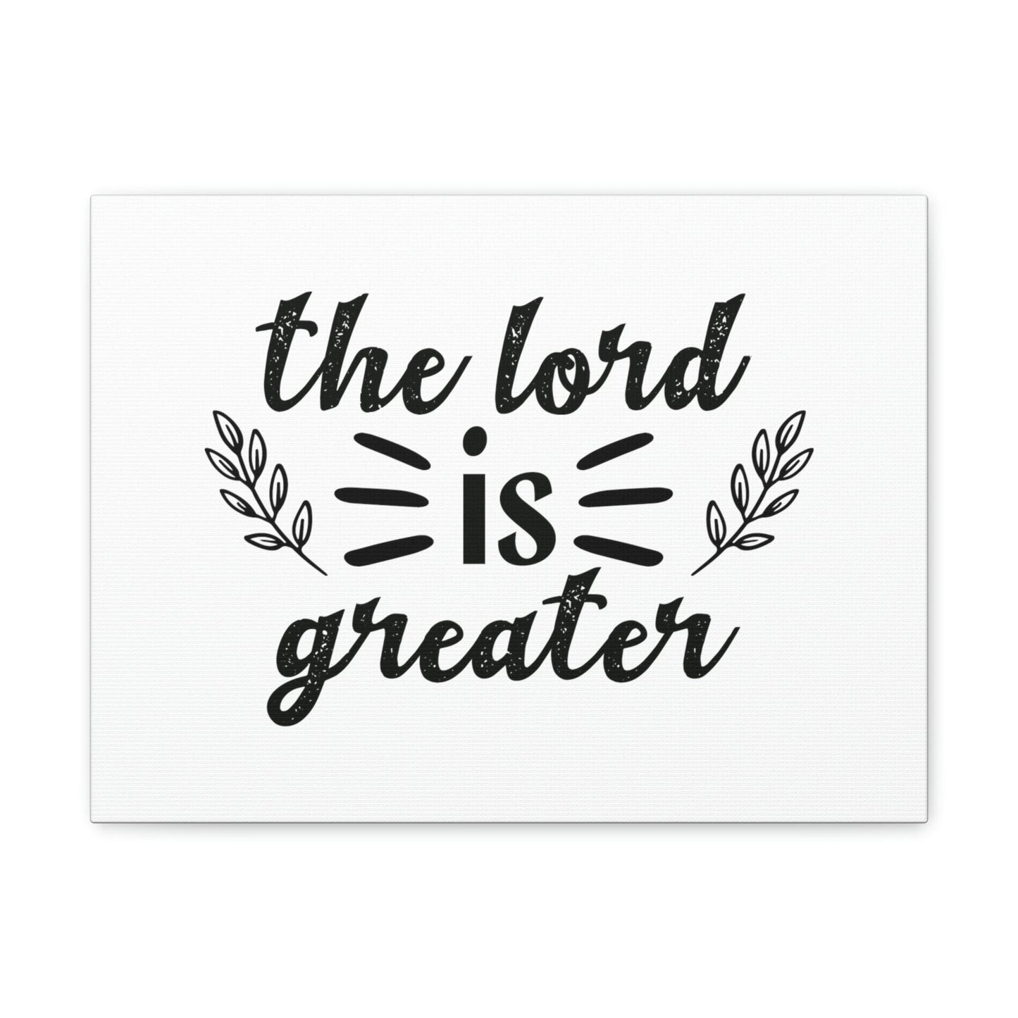 The Lord Is Greater 1 John 1:5 Christian Wall Art Bible Verse Print Ready to Hang Unframed-Express Your Love Gifts