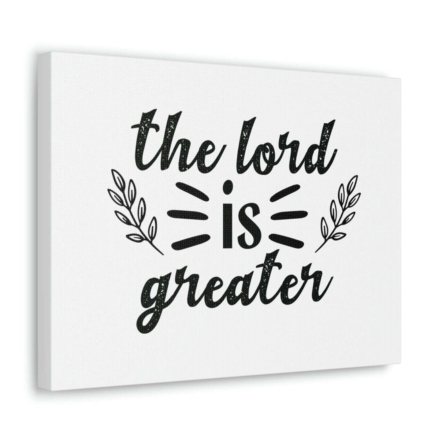 The Lord Is Greater 1 John 1:5 Christian Wall Art Bible Verse Print Ready to Hang Unframed-Express Your Love Gifts