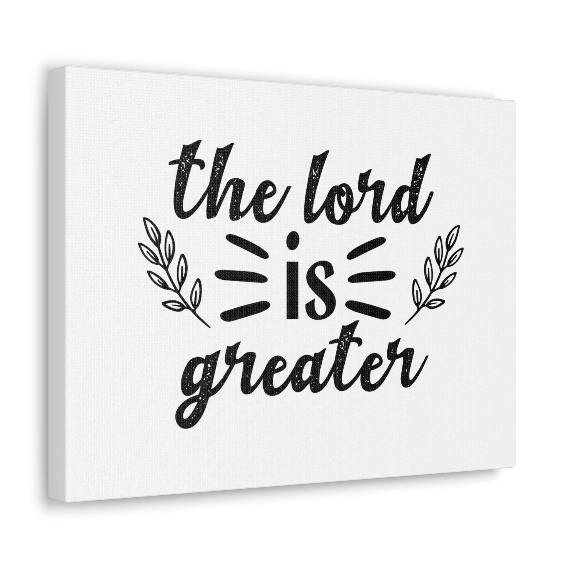 The Lord Is Greater 1 John 1:5 Christian Wall Art Bible Verse Print Ready to Hang Unframed-Express Your Love Gifts