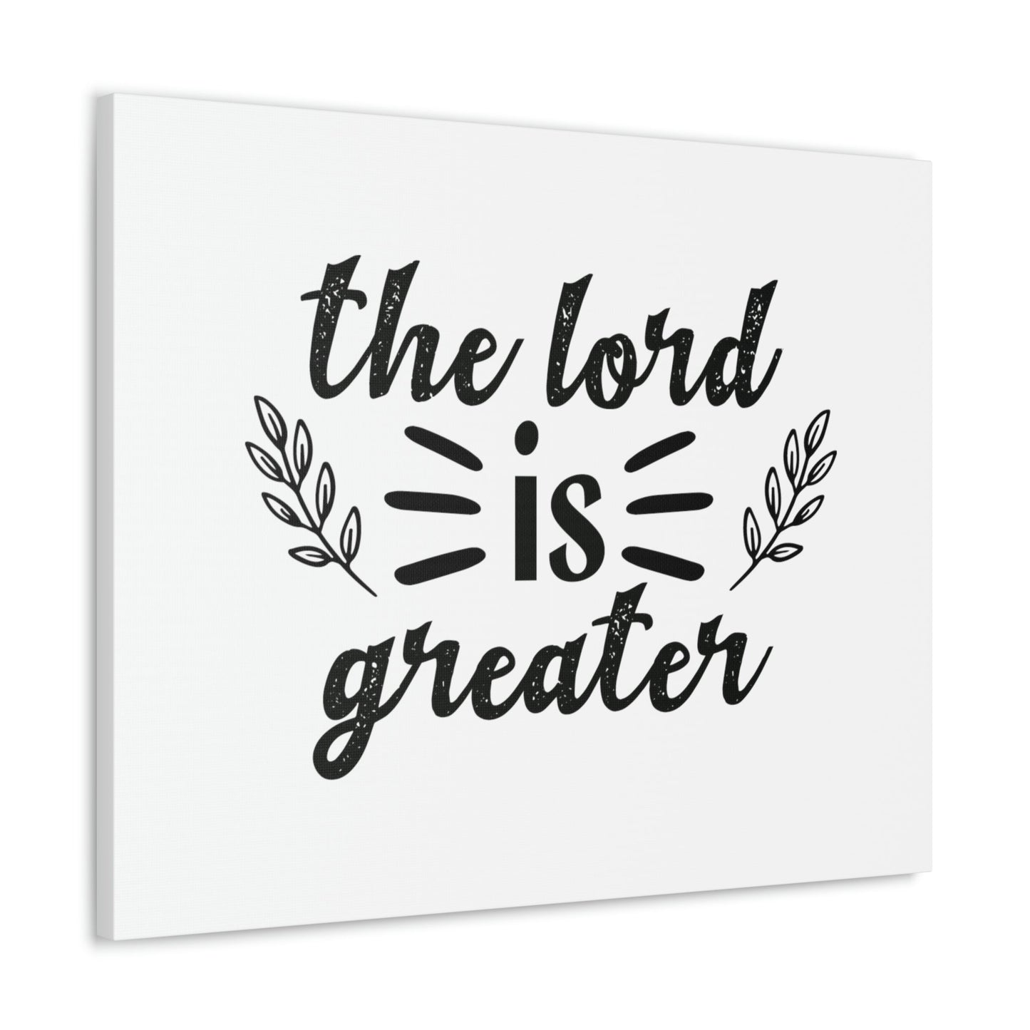 The Lord Is Greater 1 John 1:5 Christian Wall Art Bible Verse Print Ready to Hang Unframed-Express Your Love Gifts