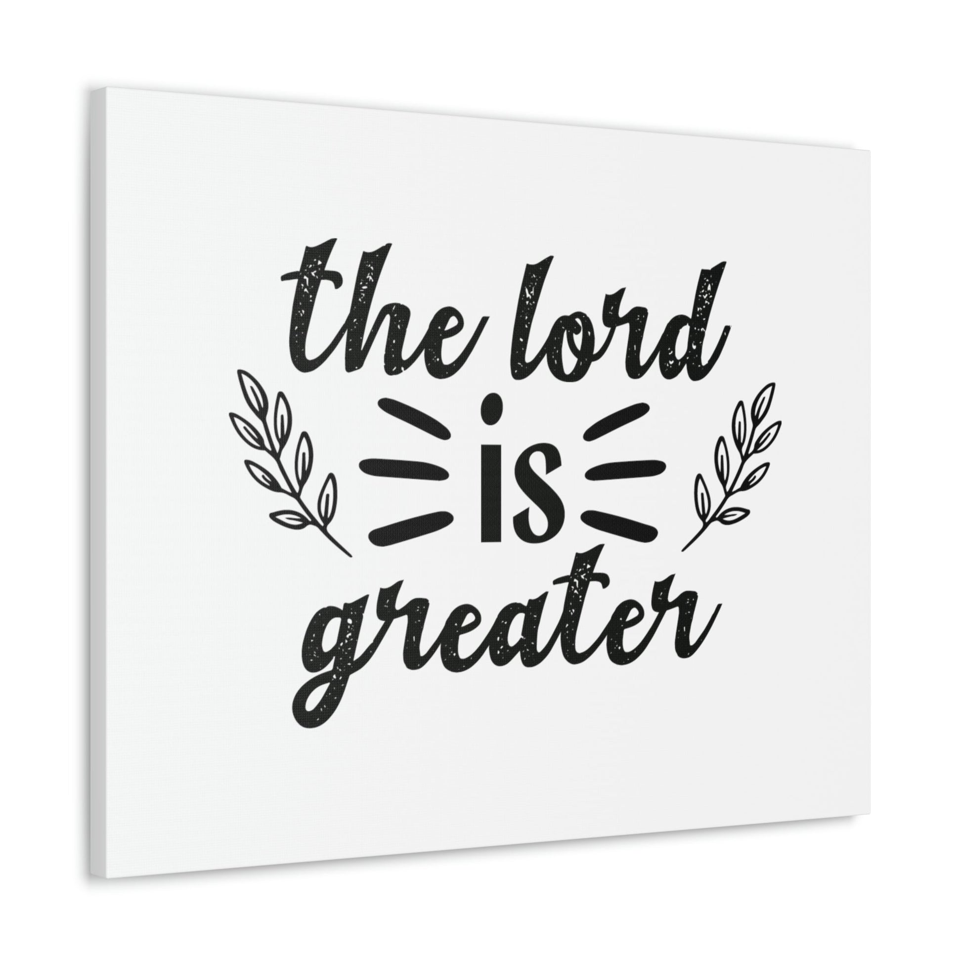 The Lord Is Greater 1 John 1:5 Christian Wall Art Bible Verse Print Ready to Hang Unframed-Express Your Love Gifts