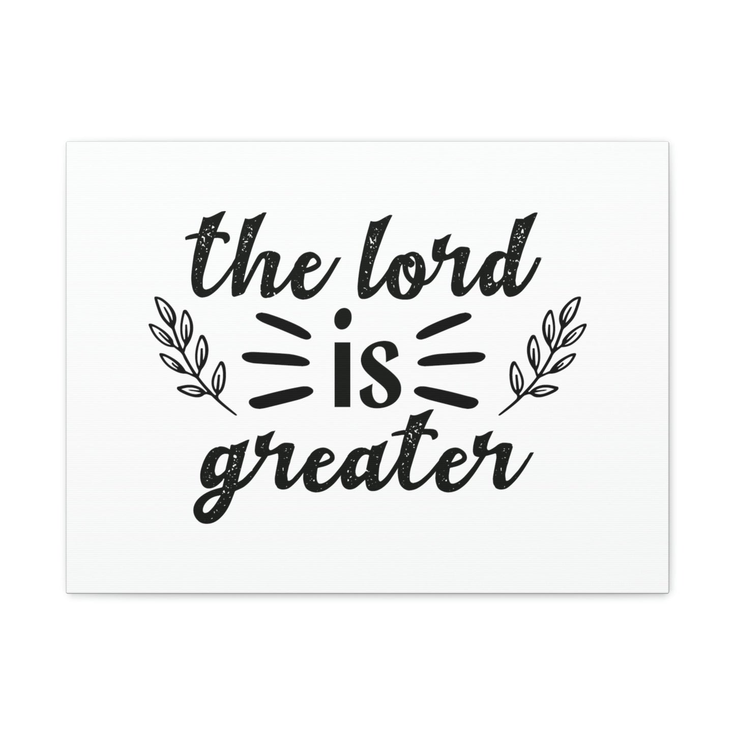 The Lord Is Greater 1 John 1:5 Christian Wall Art Bible Verse Print Ready to Hang Unframed-Express Your Love Gifts