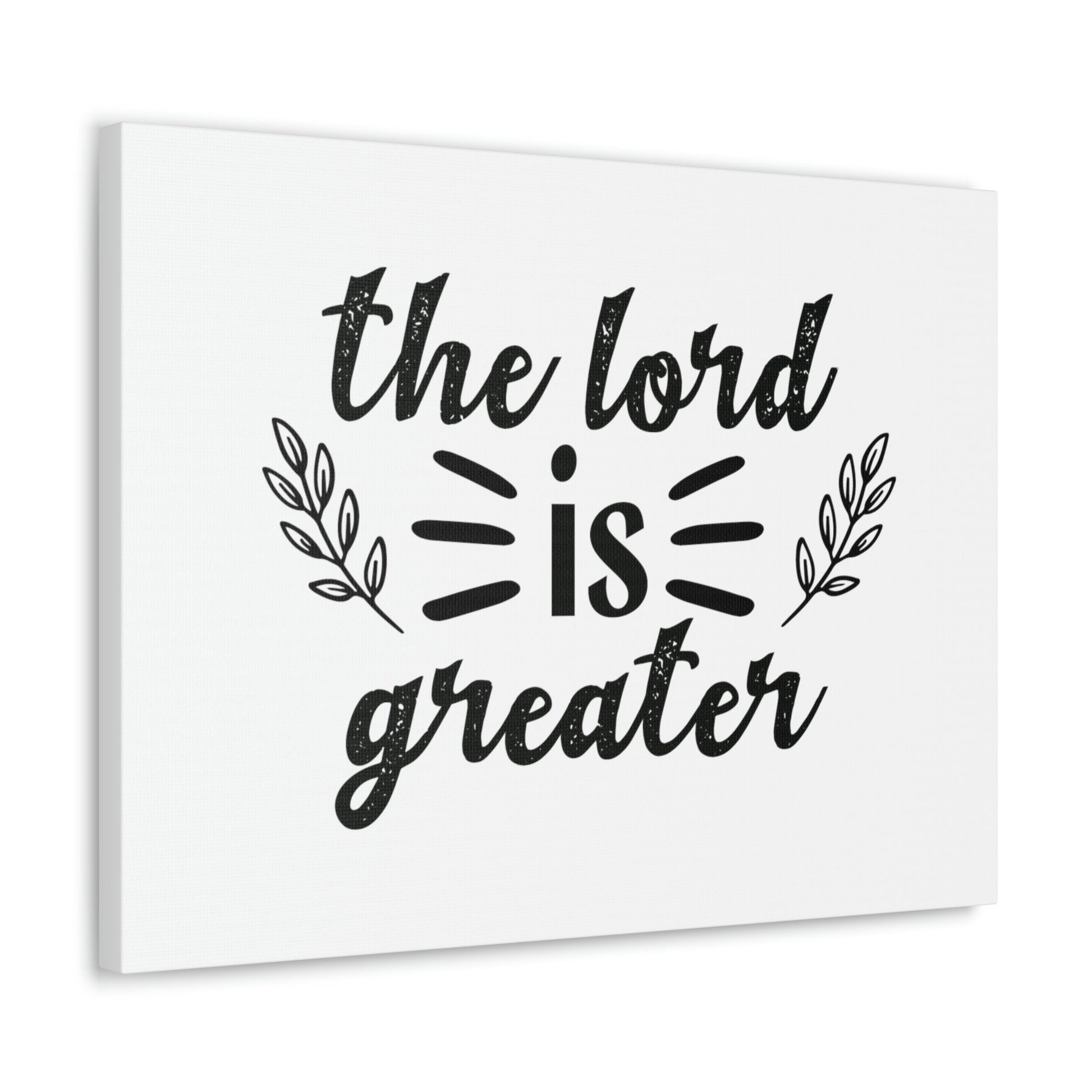 The Lord Is Greater 1 John 1:5 Christian Wall Art Bible Verse Print Ready to Hang Unframed-Express Your Love Gifts