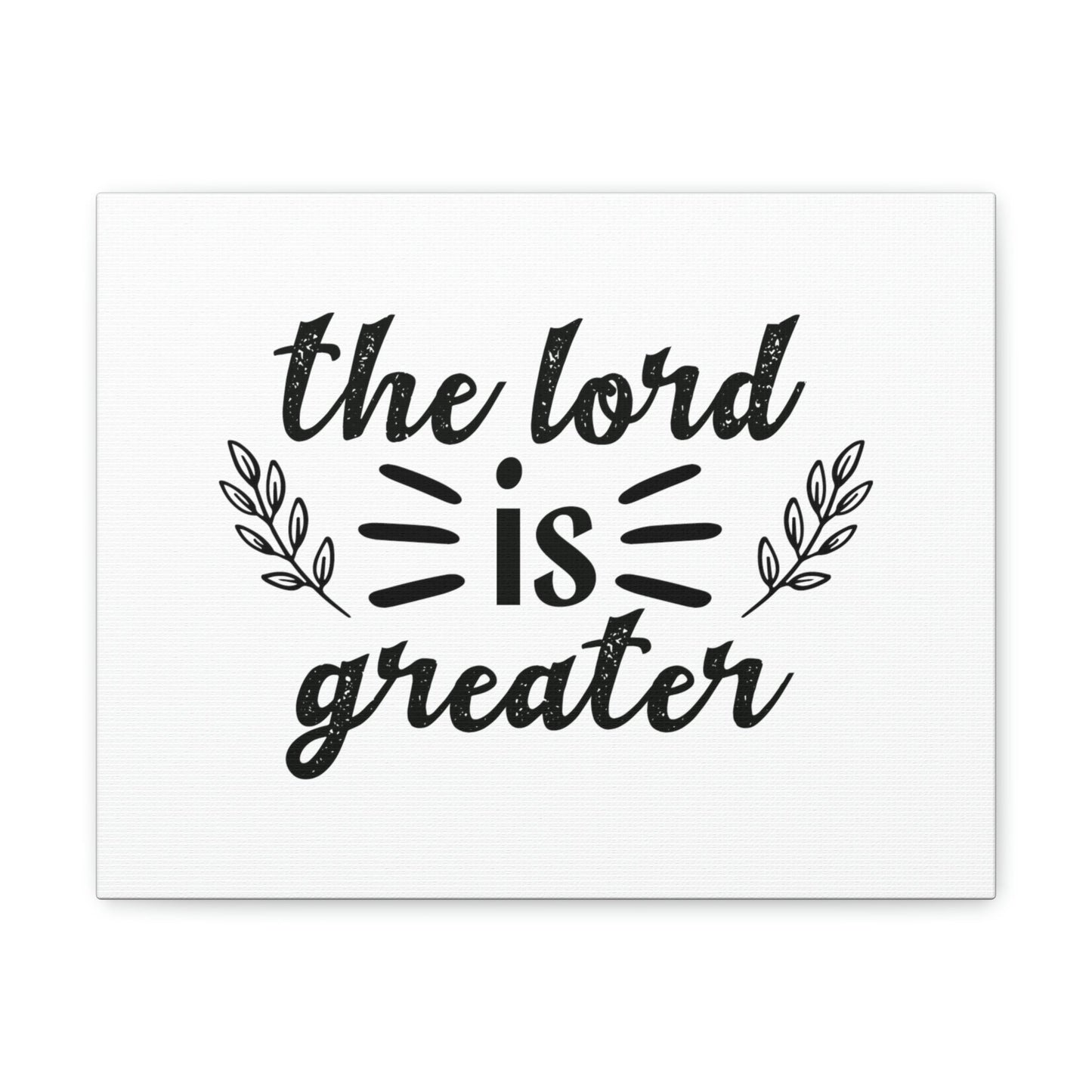 The Lord Is Greater 1 John 1:5 Christian Wall Art Bible Verse Print Ready to Hang Unframed-Express Your Love Gifts