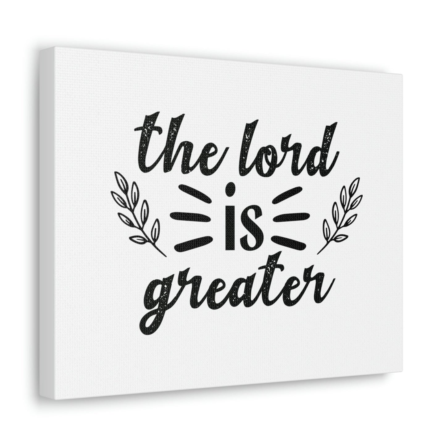 The Lord Is Greater 1 John 1:5 Christian Wall Art Bible Verse Print Ready to Hang Unframed-Express Your Love Gifts