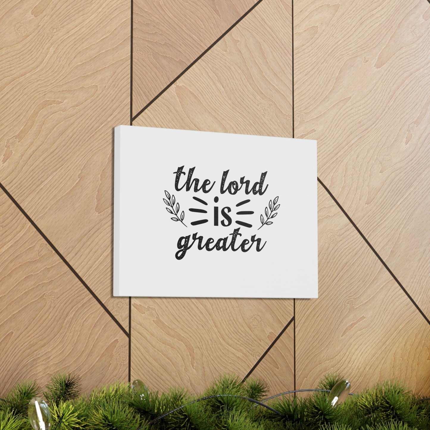 The Lord Is Greater Jeremiah 10:6 Christian Wall Art Bible Verse Print Ready to Hang Unframed-Express Your Love Gifts