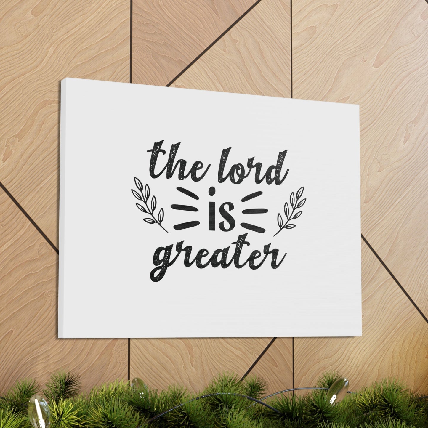 The Lord Is Greater Jeremiah 10:6 Christian Wall Art Bible Verse Print Ready to Hang Unframed-Express Your Love Gifts