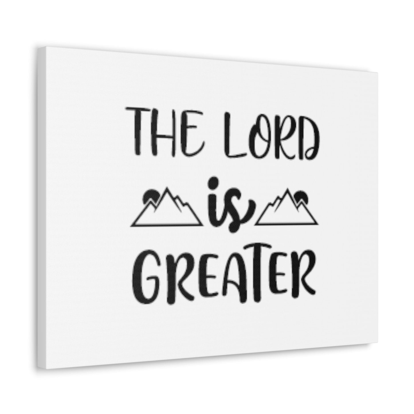 The Lord Is Greater Psalm 96:4 Christian Wall Art Bible Verse Print Ready to Hang Unframed-Express Your Love Gifts