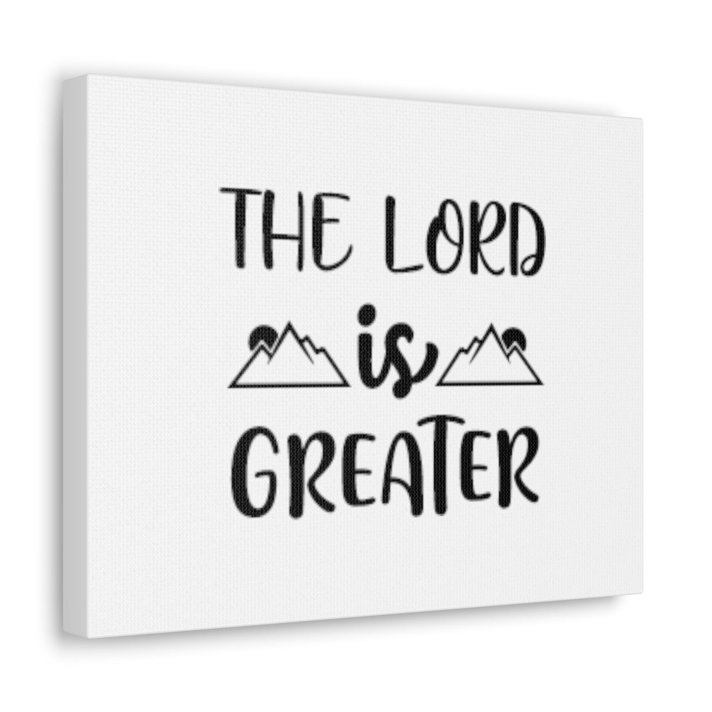 The Lord Is Greater Psalm 96:4 Christian Wall Art Bible Verse Print Ready to Hang Unframed-Express Your Love Gifts