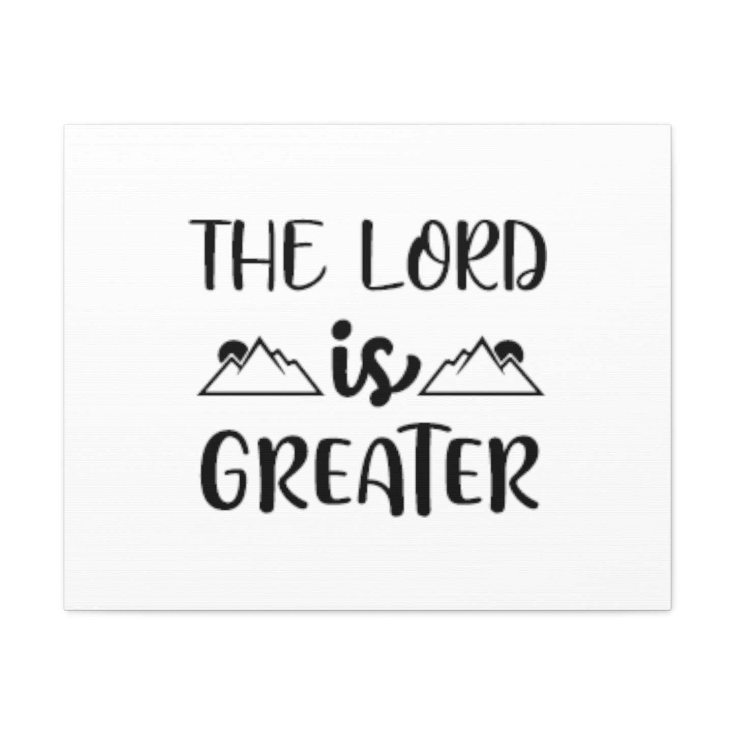 The Lord Is Greater Psalm 96:4 Christian Wall Art Bible Verse Print Ready to Hang Unframed-Express Your Love Gifts