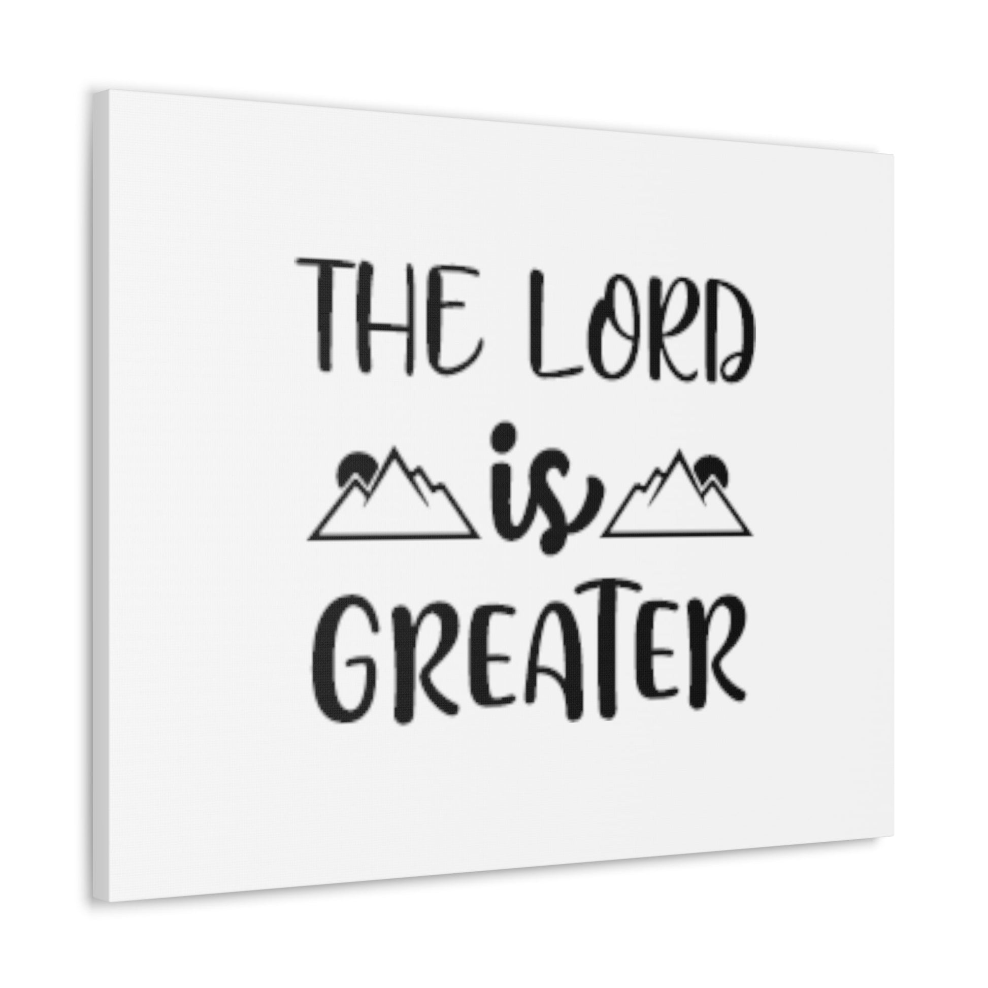 The Lord Is Greater Psalm 96:4 Christian Wall Art Bible Verse Print Ready to Hang Unframed-Express Your Love Gifts
