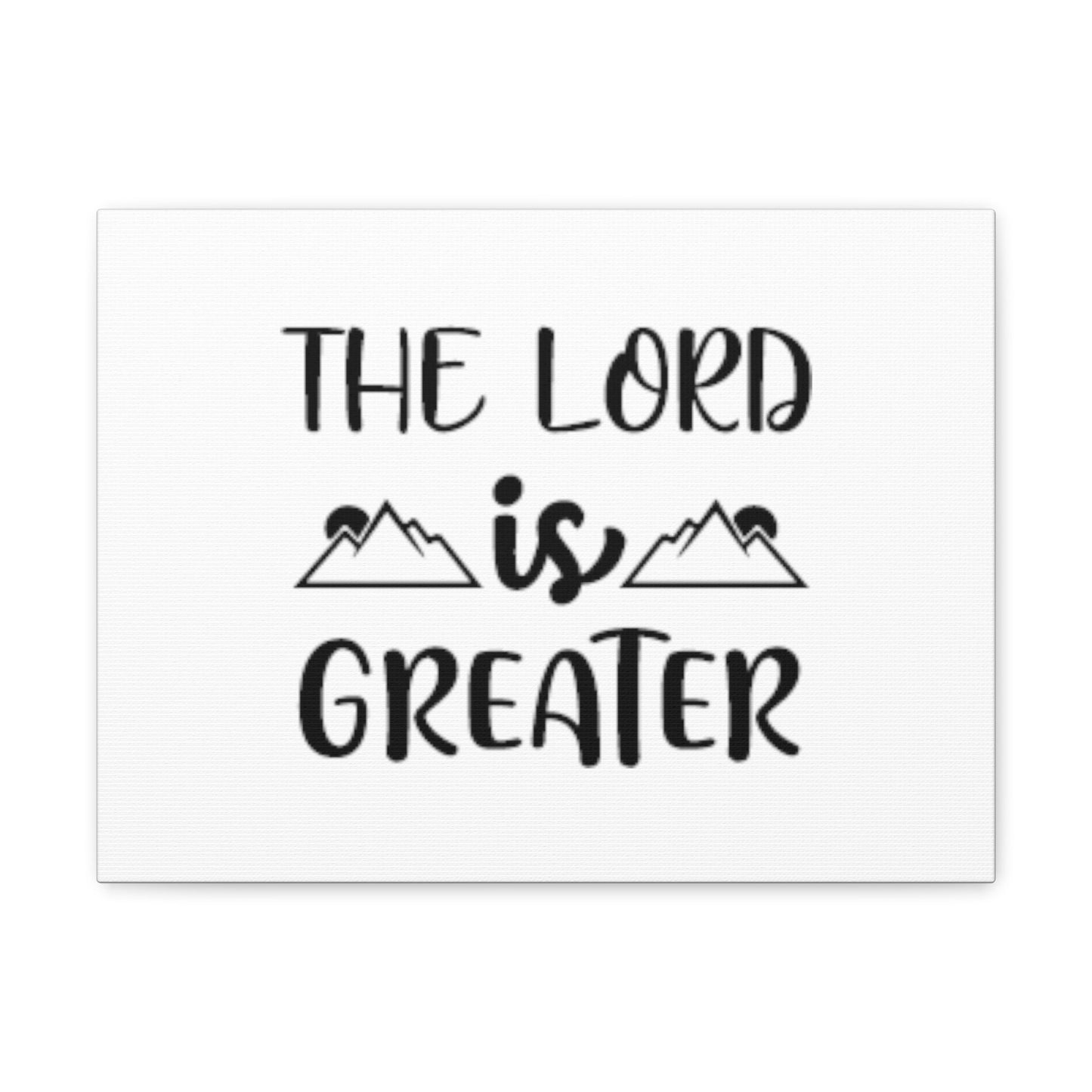 The Lord Is Greater Psalm 96:4 Christian Wall Art Bible Verse Print Ready to Hang Unframed-Express Your Love Gifts