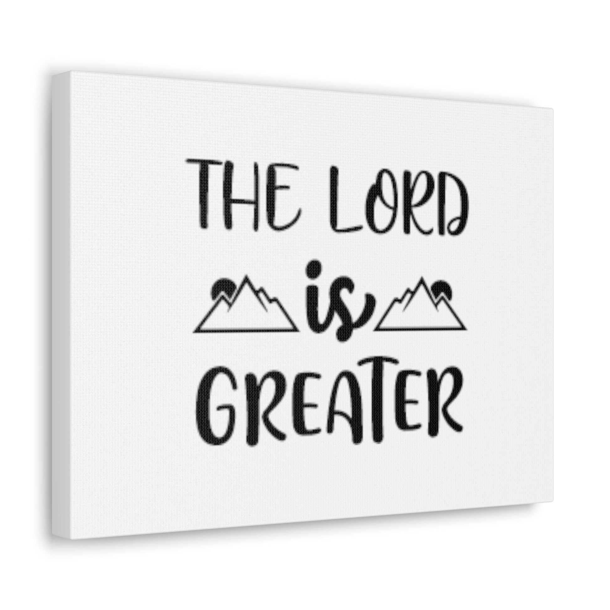 The Lord Is Greater Psalm 96:4 Christian Wall Art Bible Verse Print Ready to Hang Unframed-Express Your Love Gifts