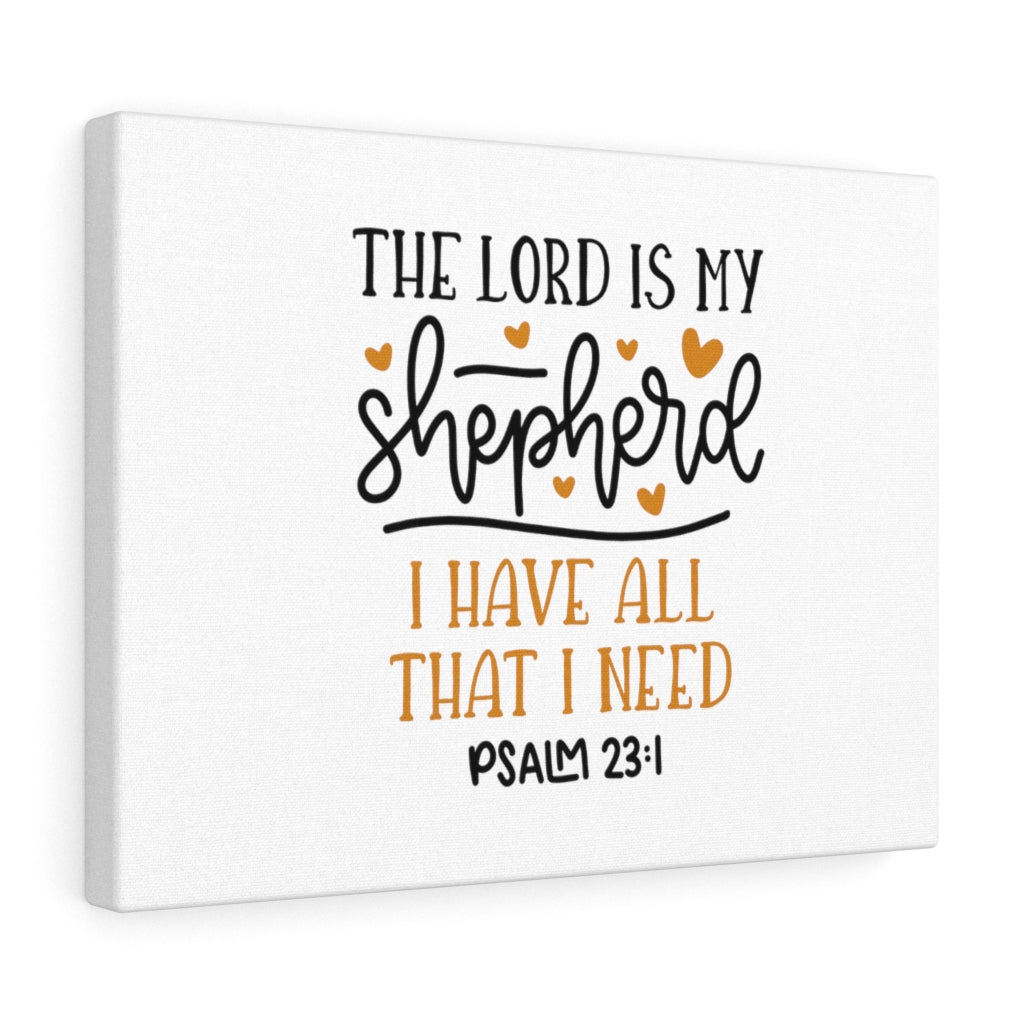 The Lord Is My Shepherd Psalm 23:1 Bible Verse Canvas Christian Wall Art Ready to Hang Unframed-Express Your Love Gifts