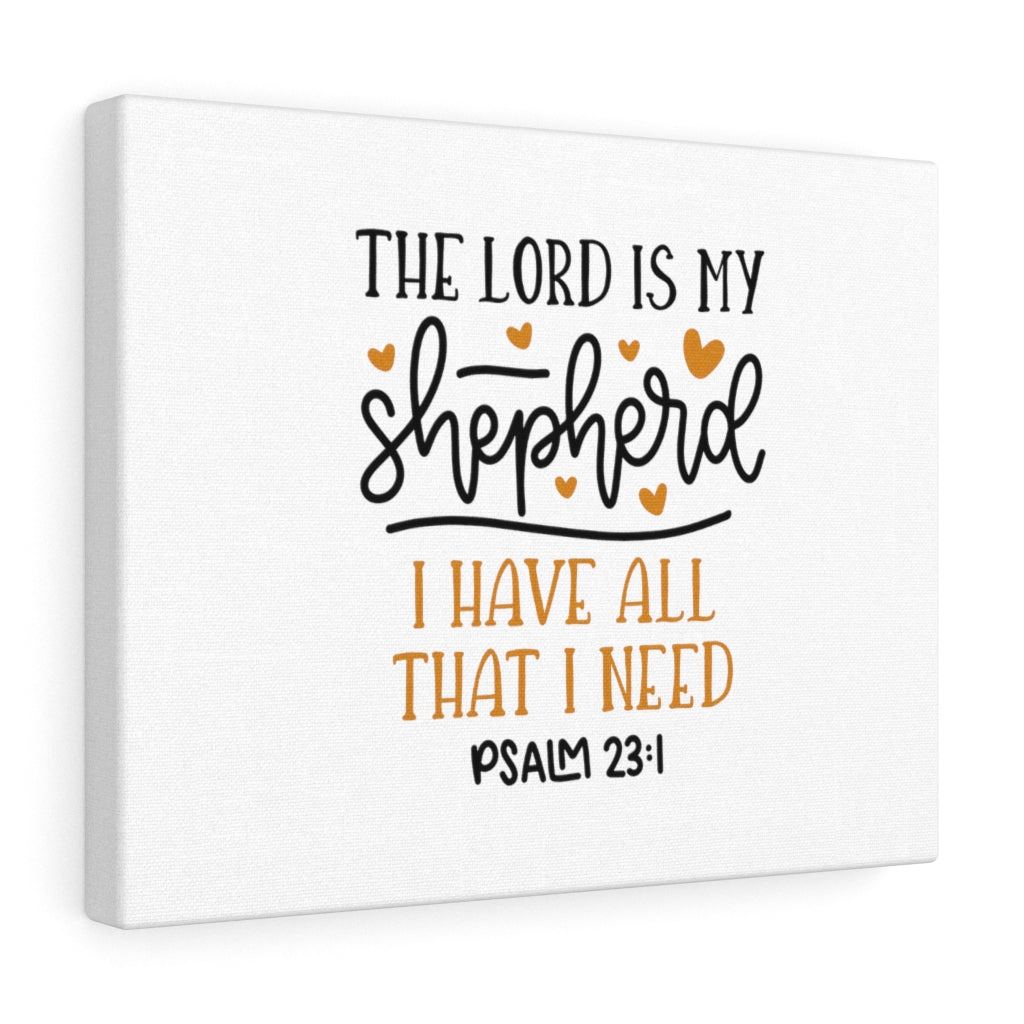 The Lord Is My Shepherd Psalm 23:1 Bible Verse Canvas Christian Wall Art Ready to Hang Unframed-Express Your Love Gifts
